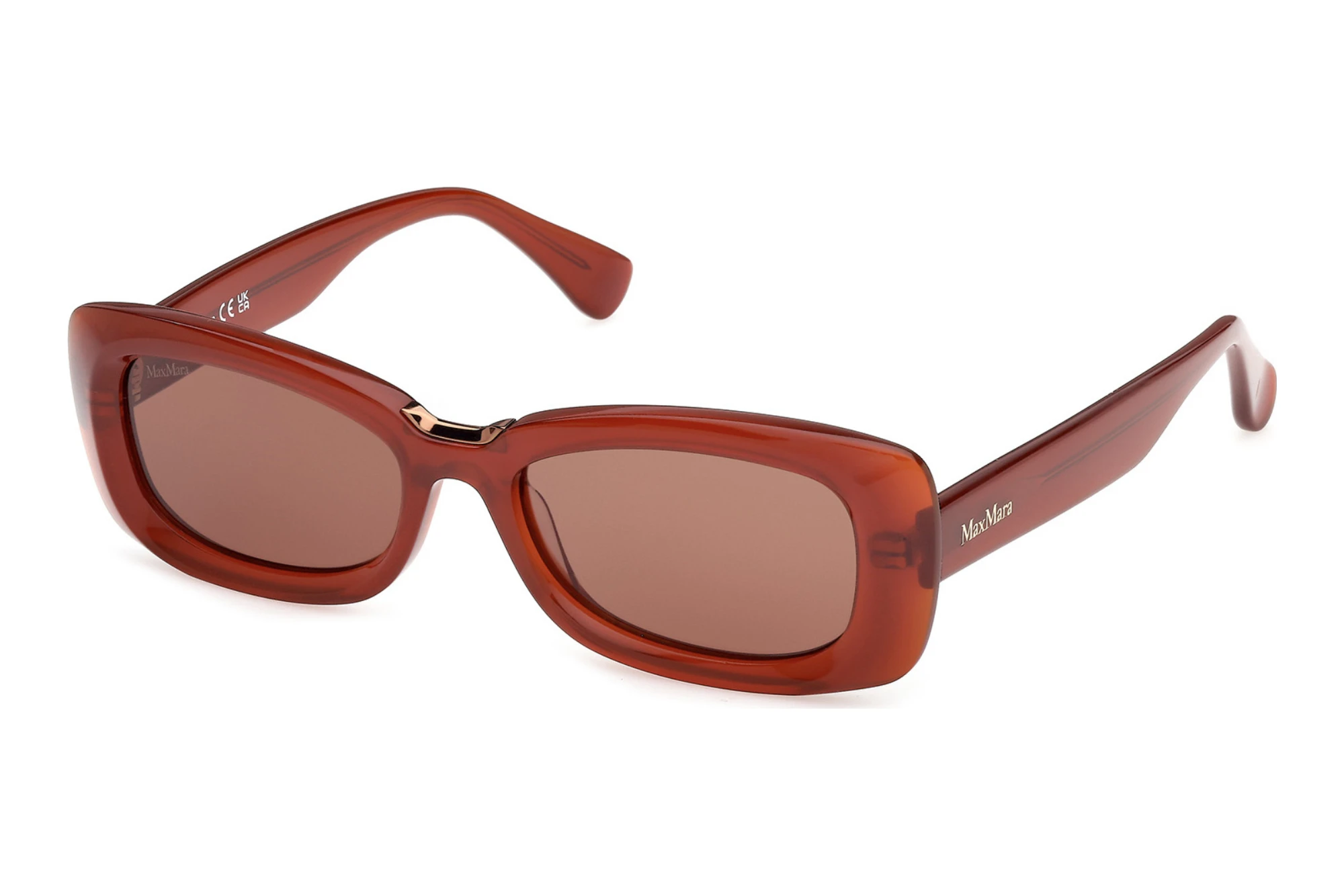 Max Mara MM0197 42E braunGlänzend Dunkel Orange Max Mara MM0197 42E braunGlänzend Dunkel Orange