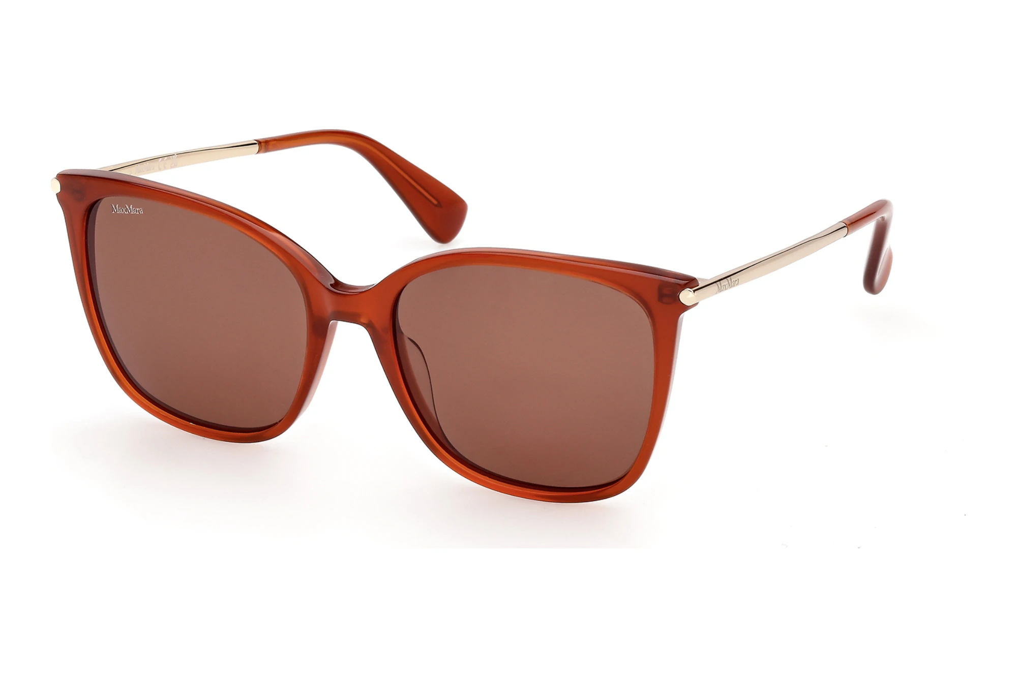 Max Mara MM0202 42E braunGlänzend Dunkel Orange Max Mara MM0202 42E braunGlänzend Dunkel Orange
