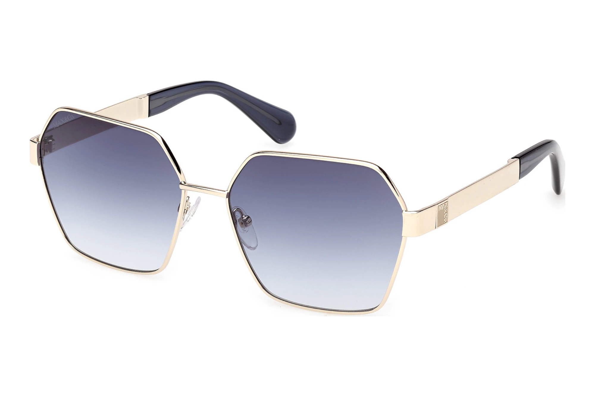 Max & Co. MO0141 32W blau verlaufendGlänzend Blassgold Max & Co. MO0141 32W blau verlaufendGlänzend Blassgold