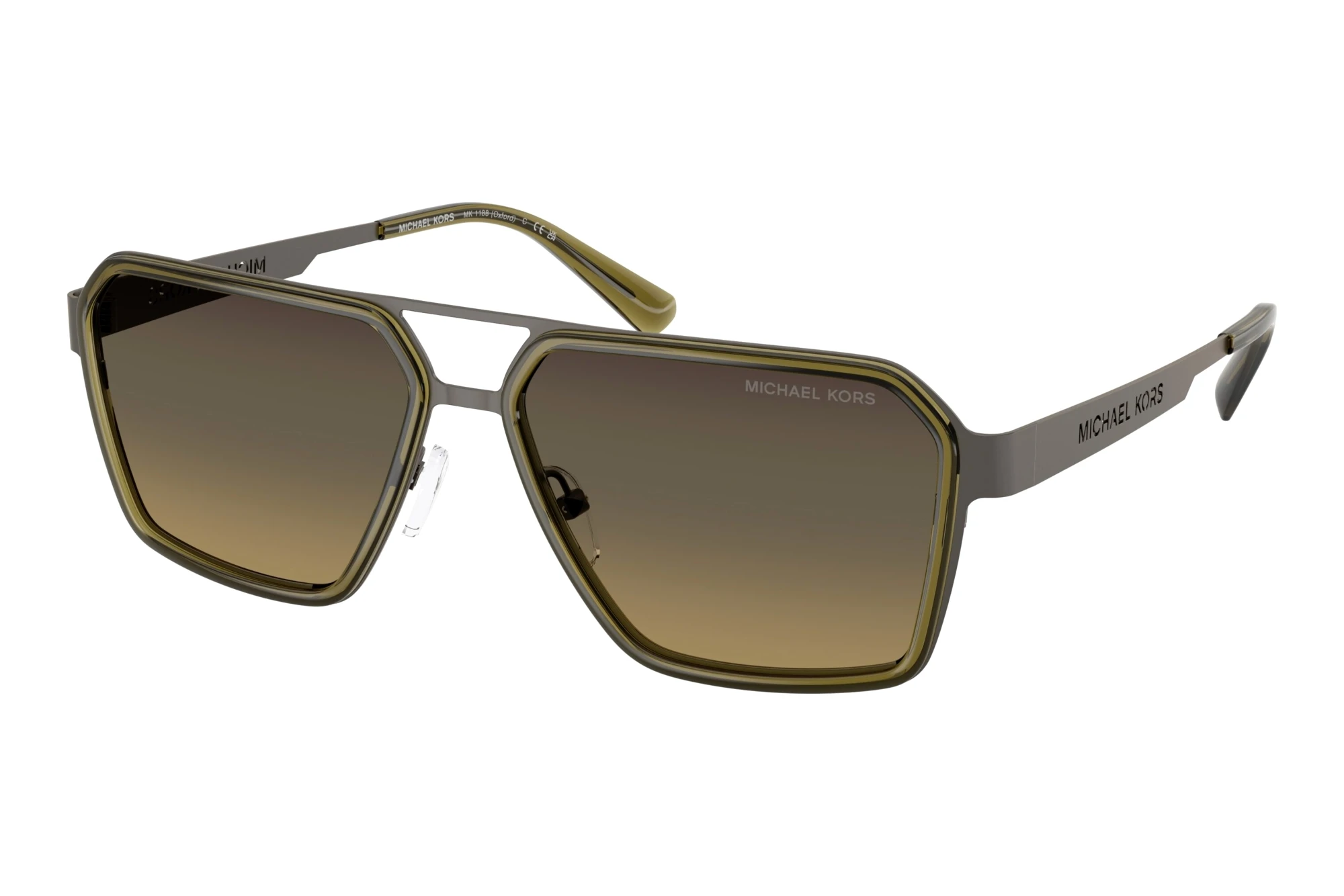 Michael Kors MK1188 10020N Olive GradientGunmetal Matte Michael Kors MK1188 10020N Olive GradientGunmetal Matte