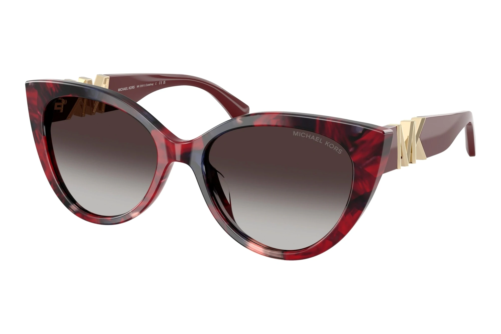 Michael Kors MK2291U 33448G Dark Grey GradientMerlot Camo Tortoise Michael Kors MK2291U 33448G Dark Grey GradientMerlot Camo Tortoise