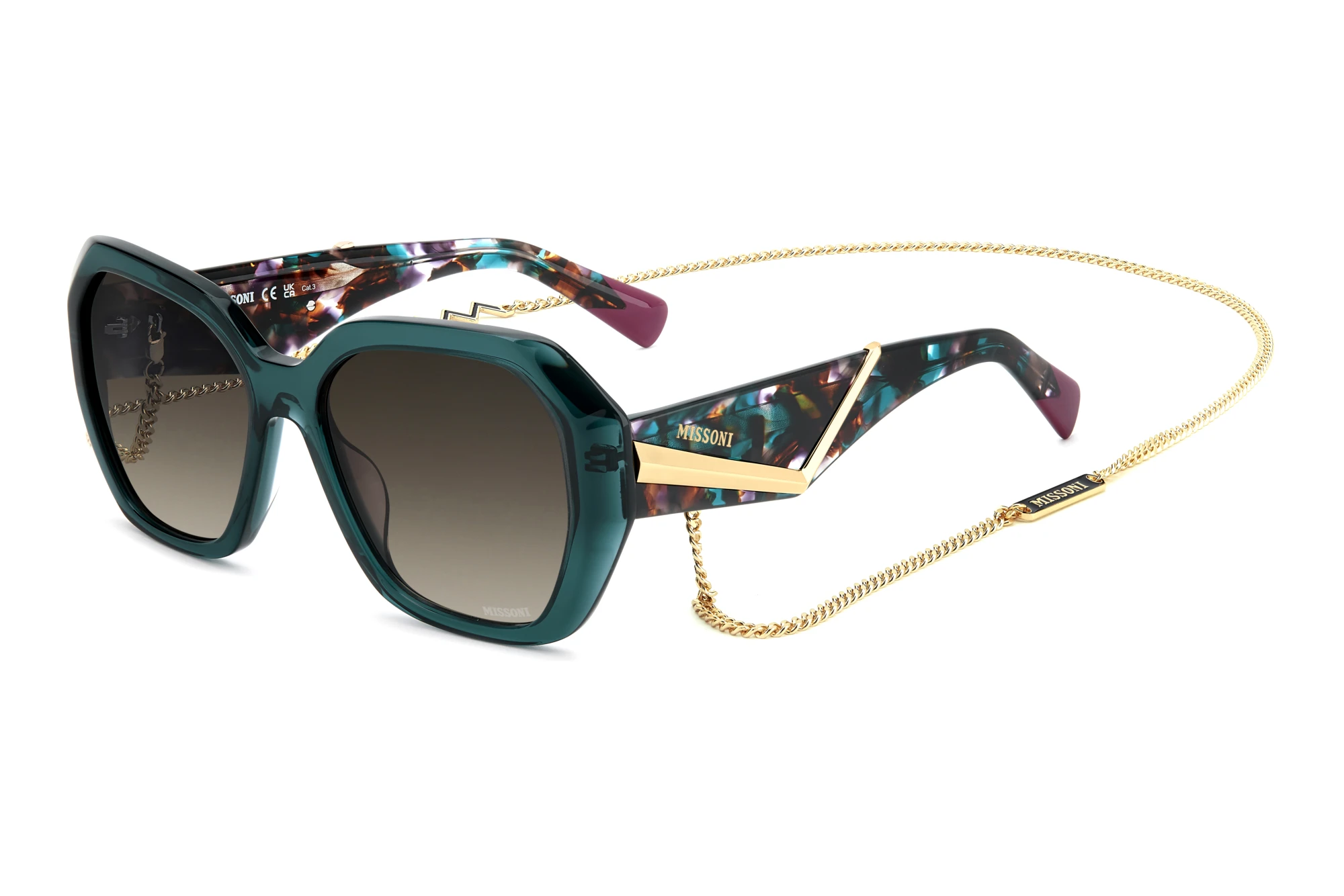 Missoni MIS 0268/G/S ZI9/HA BROWN SHADEDTEAL Missoni MIS 0268/G/S ZI9/HA BROWN SHADEDTEAL
