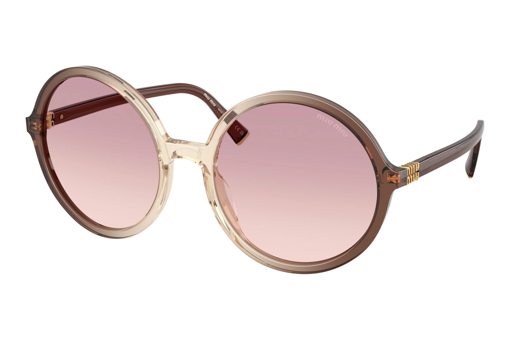 Miu Miu MU B02S 25G40S Brown Gradient Dark VioletBrown Gradient Miu Miu MU B02S 25G40S Brown Gradient Dark VioletBrown Gradient