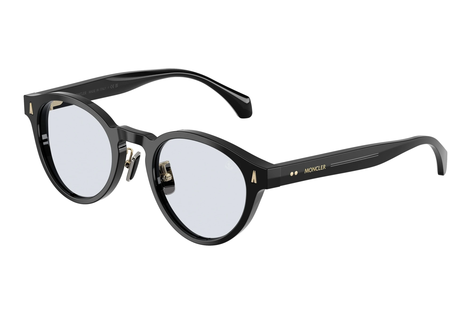 Moncler ME6017D 300172 Solid Light AzureShiny Black Moncler ME6017D 300172 Solid Light AzureShiny Black