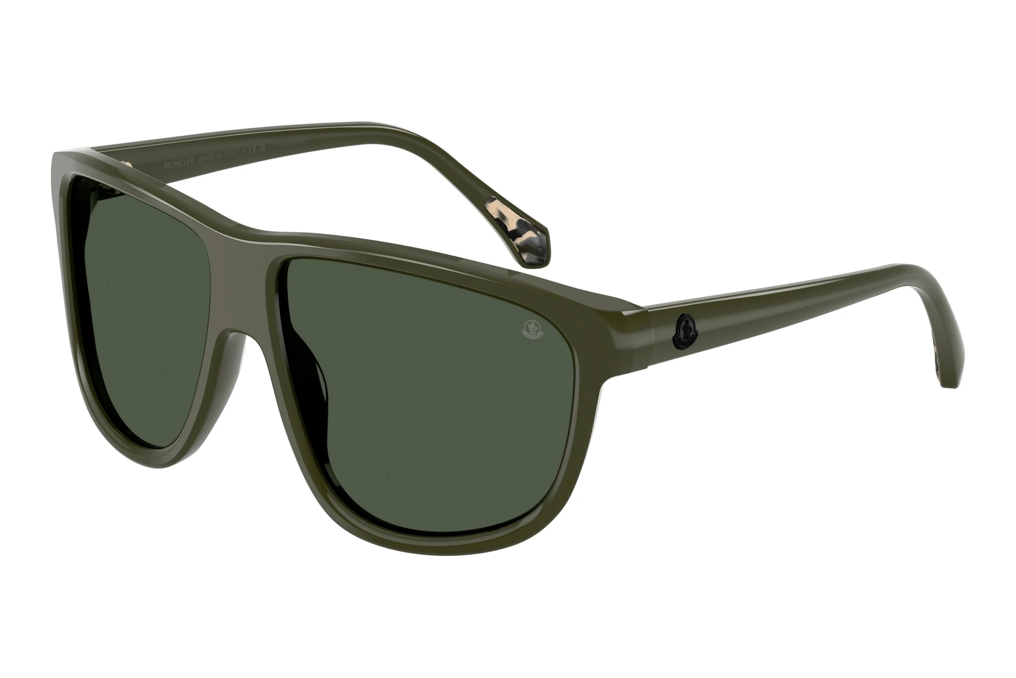 Moncler ME6032U 30529A Polarized Dark GreenShiny Army Green Moncler ME6032U 30529A Polarized Dark GreenShiny Army Green