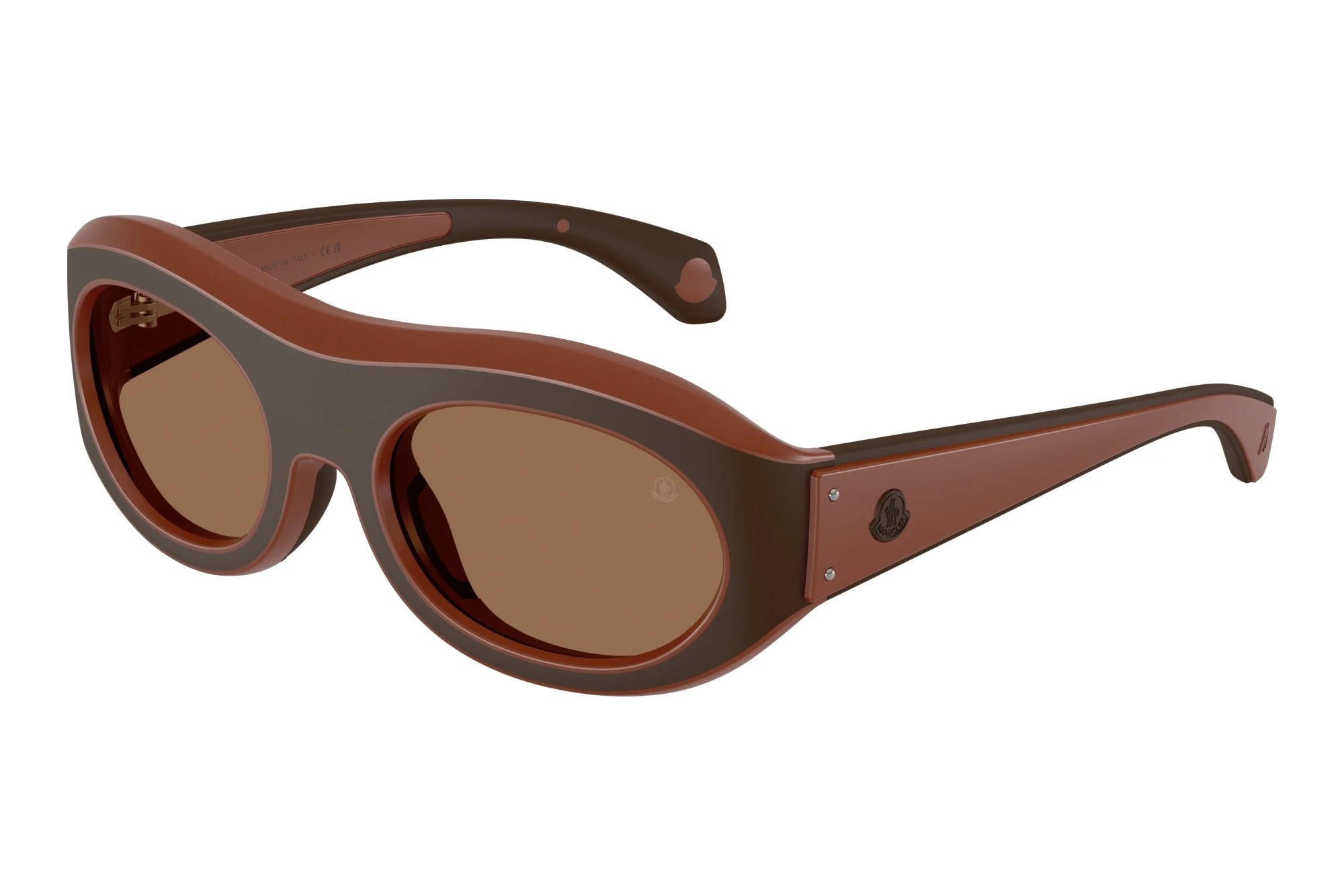 Moncler ME8015U 503573 Brown SolidMatte Cinnamon/Matte Coffee Black Moncler ME8015U 503573 Brown SolidMatte Cinnamon/Matte Coffee Black