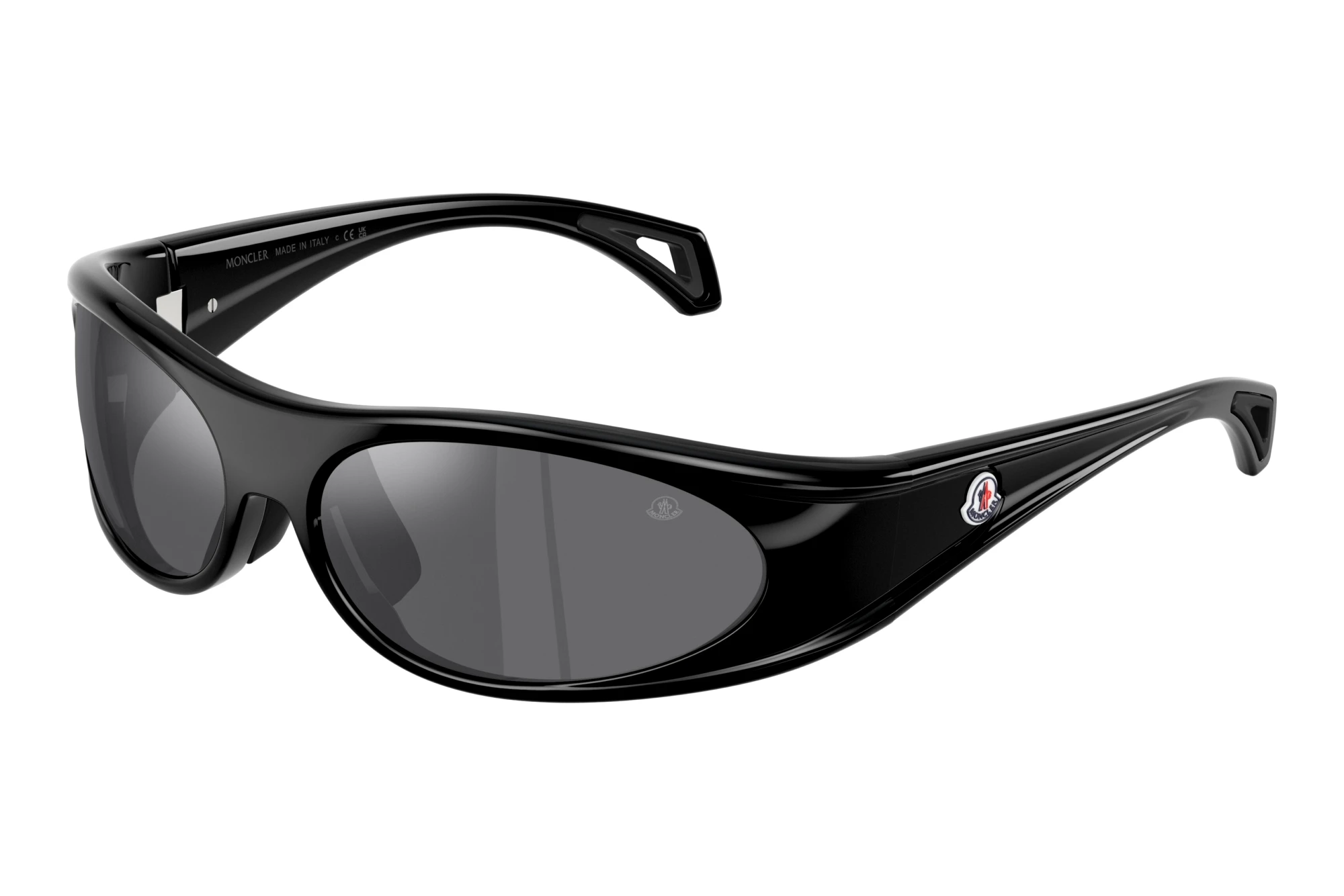 Moncler ME8021 50016G Dark Grey Mirror SilverShiny Black Moncler ME8021 50016G Dark Grey Mirror SilverShiny Black