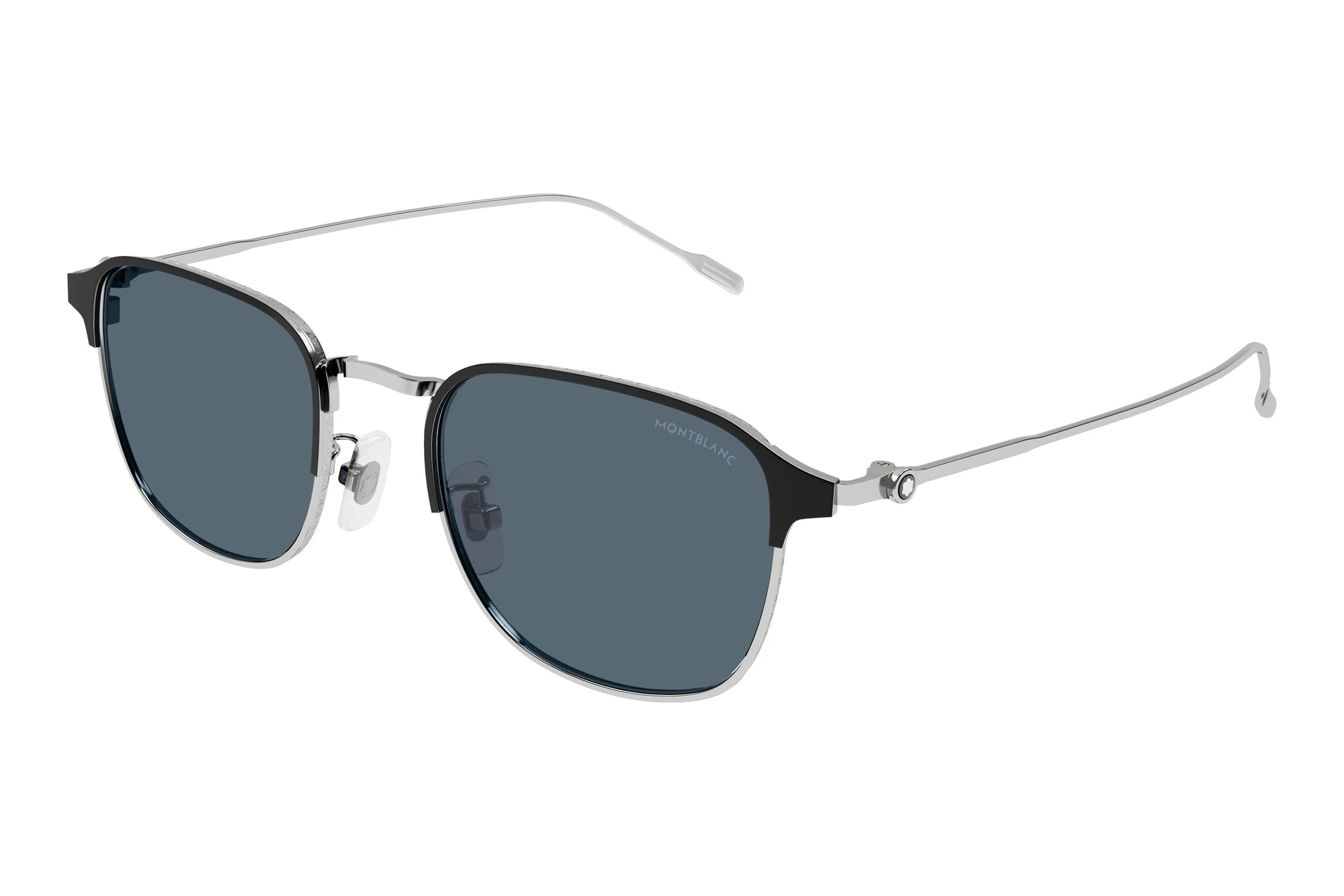 Mont Blanc MB0189S 006 BLUESILVER Mont Blanc MB0189S 006 BLUESILVER