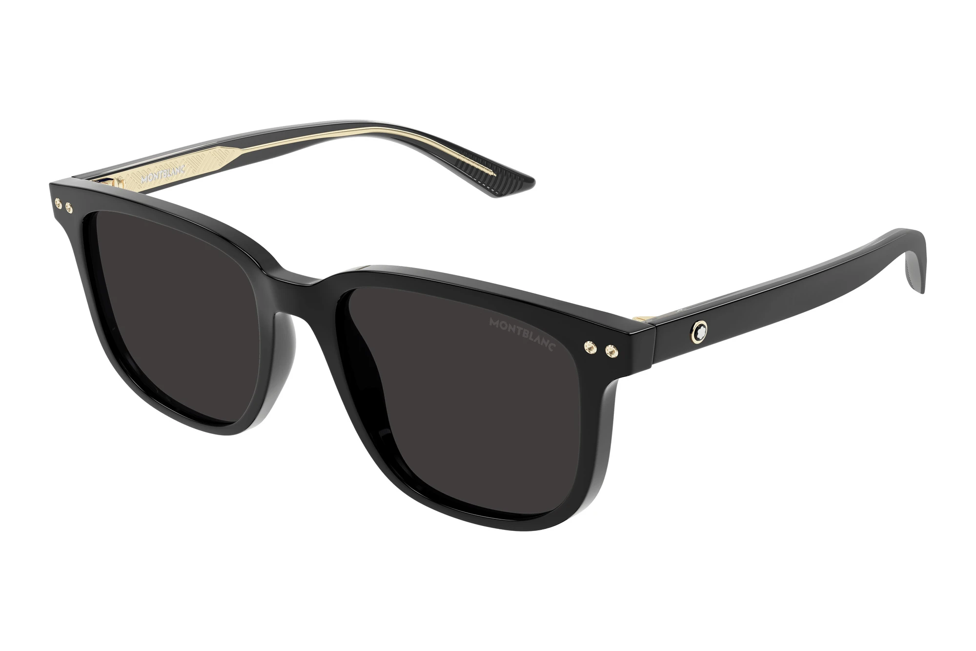 Mont Blanc MB0258SA 001 BLACK Mont Blanc MB0258SA 001 BLACK