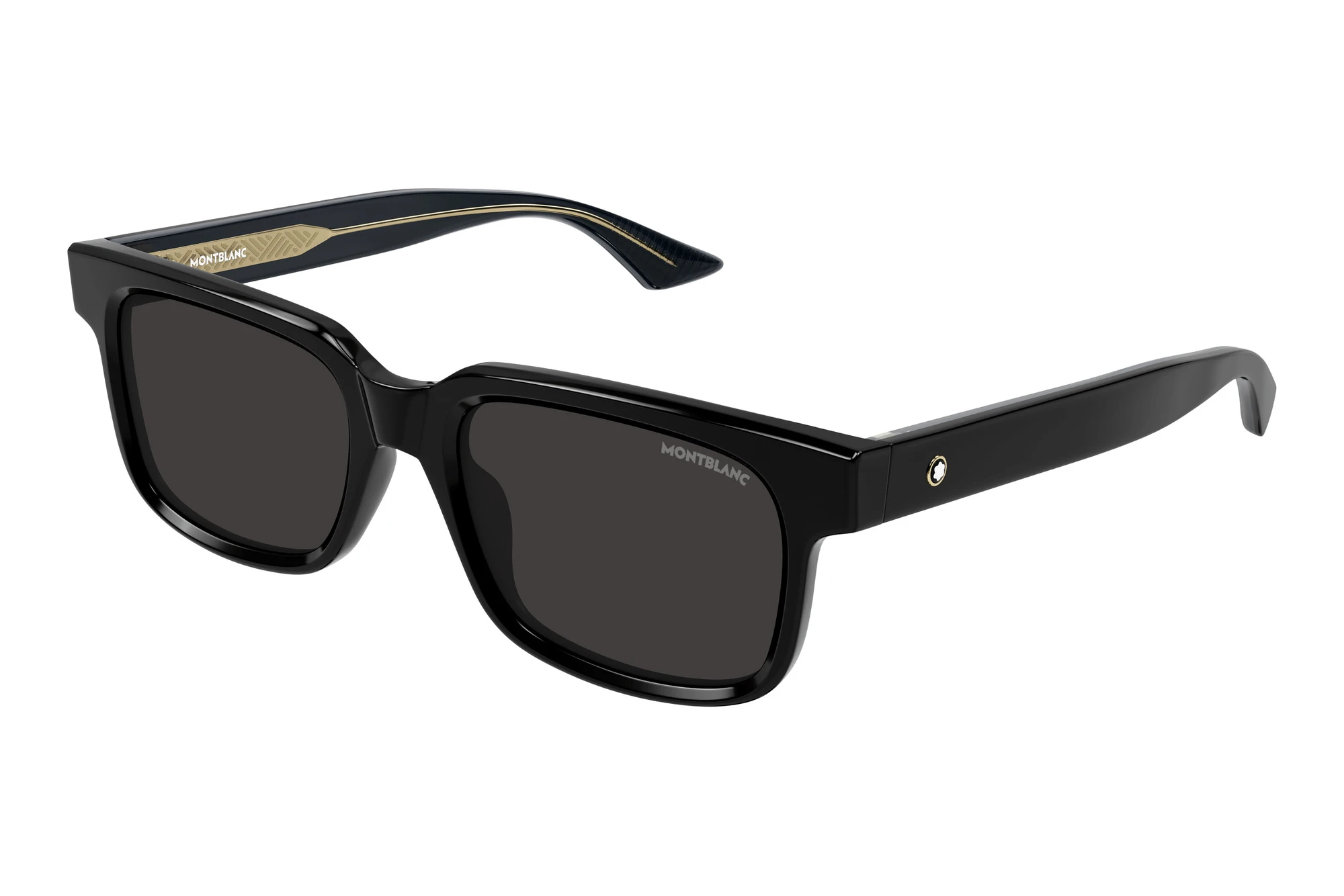 Mont Blanc MB0383S 001 BLACK Mont Blanc MB0383S 001 BLACK