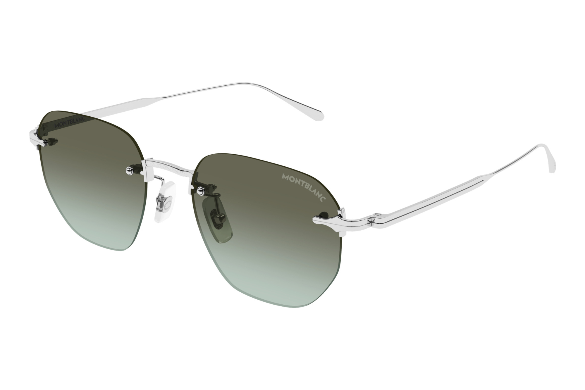 Mont Blanc MB0405S 007 SILVER Mont Blanc MB0405S 007 SILVER