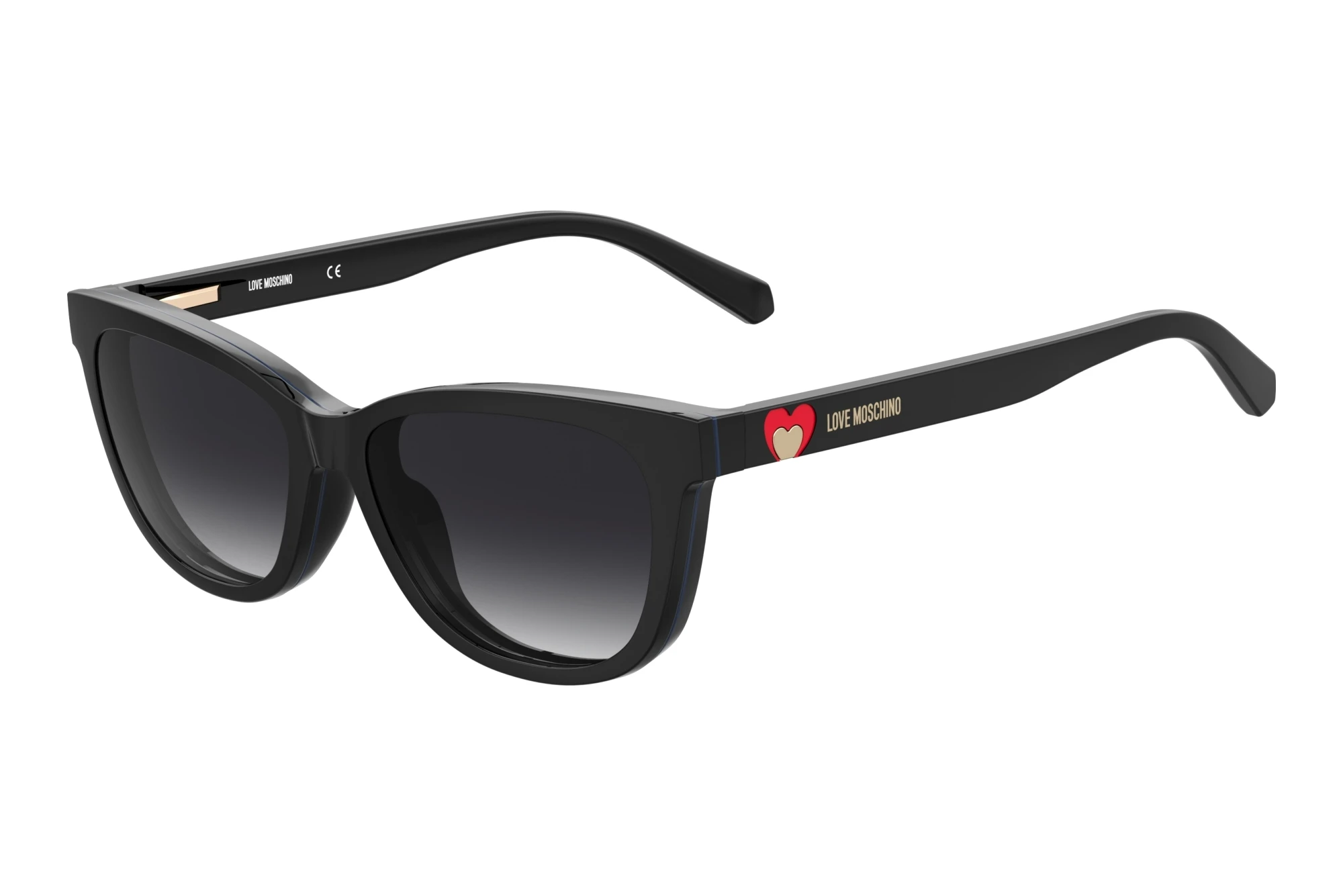 Moschino MOL052/CS 807/9O DARK GREY SHADEDBLACK Moschino MOL052/CS 807/9O DARK GREY SHADEDBLACK