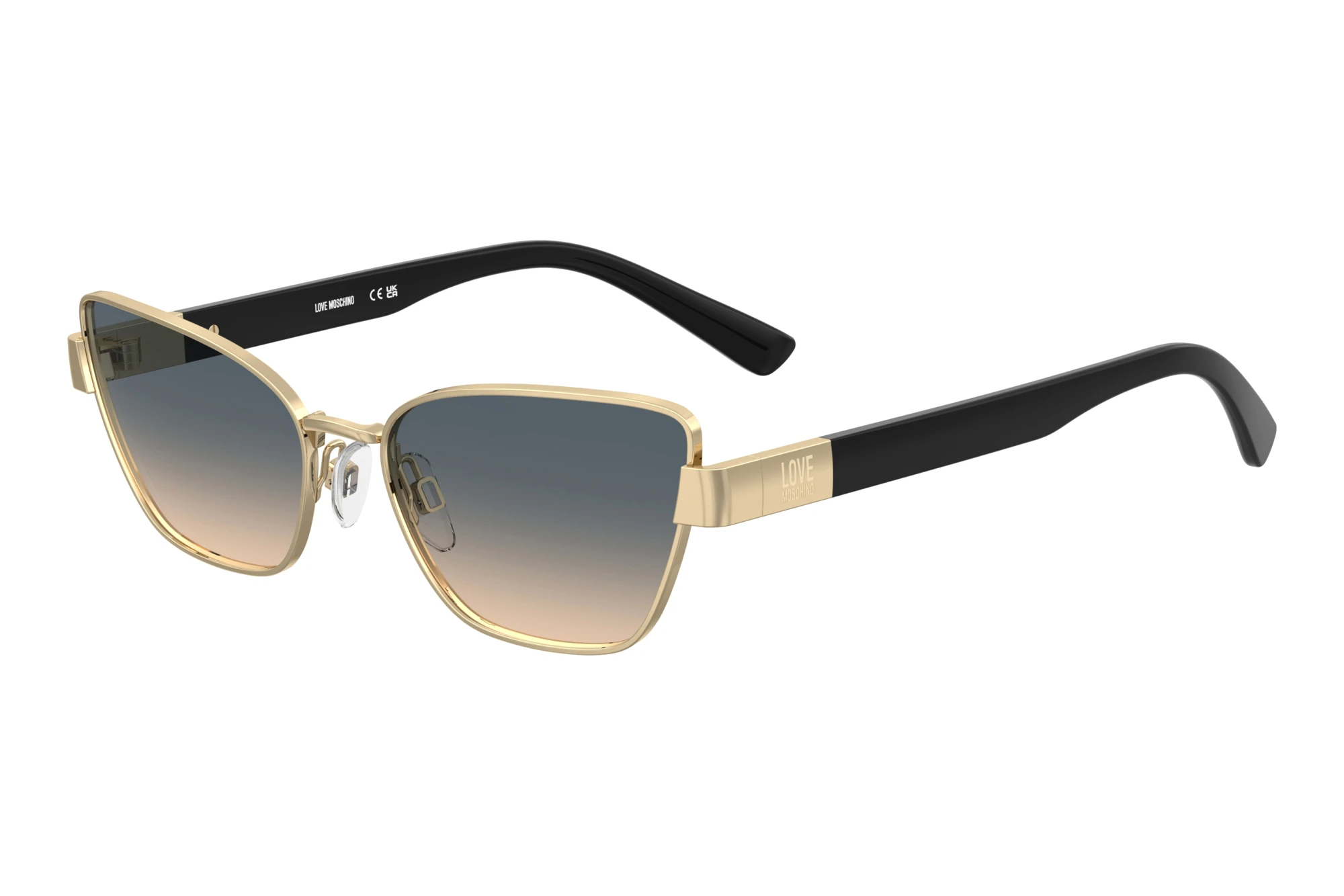 Moschino MOL108/S 000/I4 BLUE SHADED PINKROSE GOLD Moschino MOL108/S 000/I4 BLUE SHADED PINKROSE GOLD