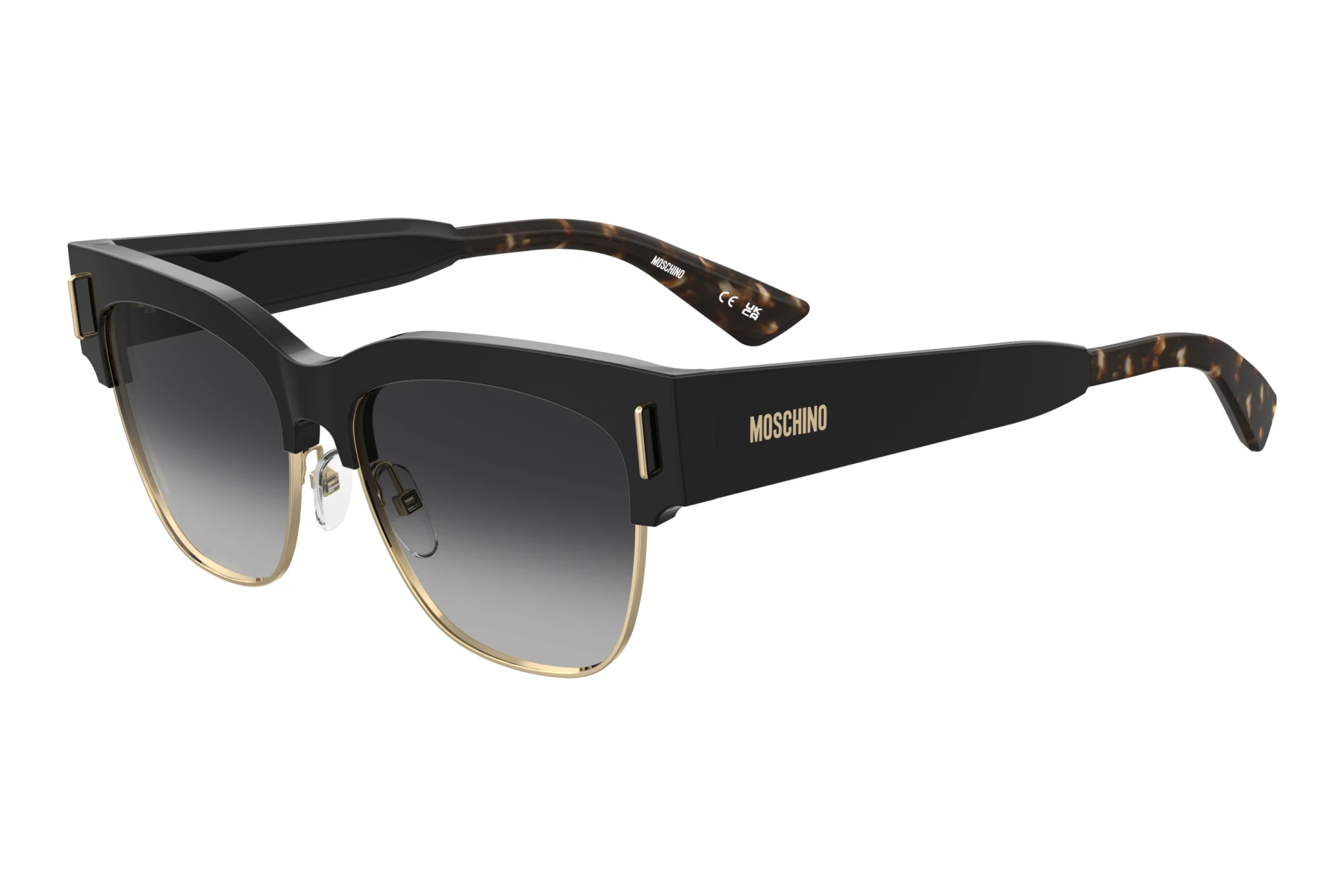 Moschino MOS217/S WR7/9O GREY SHADEDBLACK HAVANA Moschino MOS217/S WR7/9O GREY SHADEDBLACK HAVANA