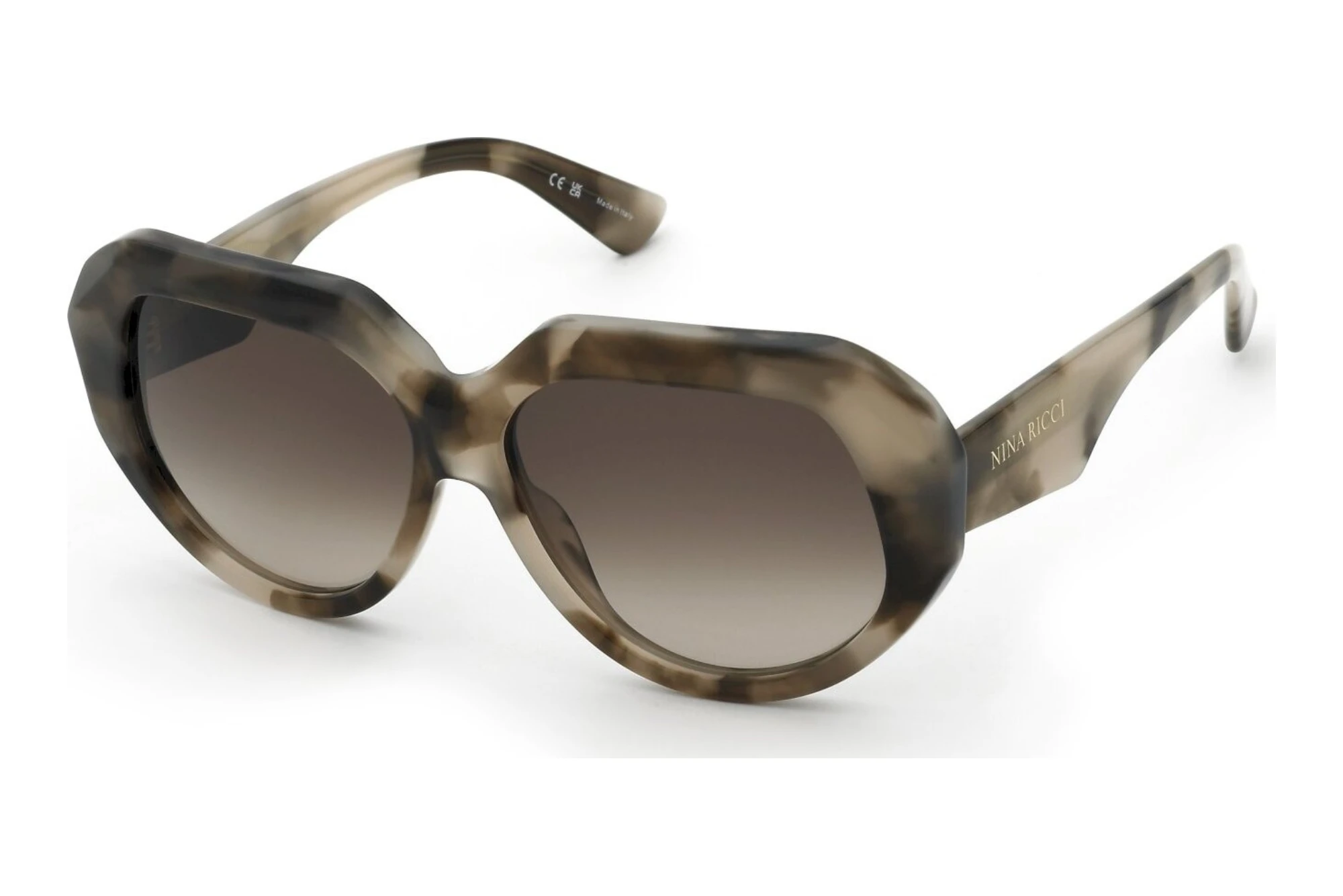 Nina Ricci SNR435 06SK BROWN GRADIENT BROWNSHINY OPAL HAVANA Nina Ricci SNR435 06SK BROWN GRADIENT BROWNSHINY OPAL HAVANA