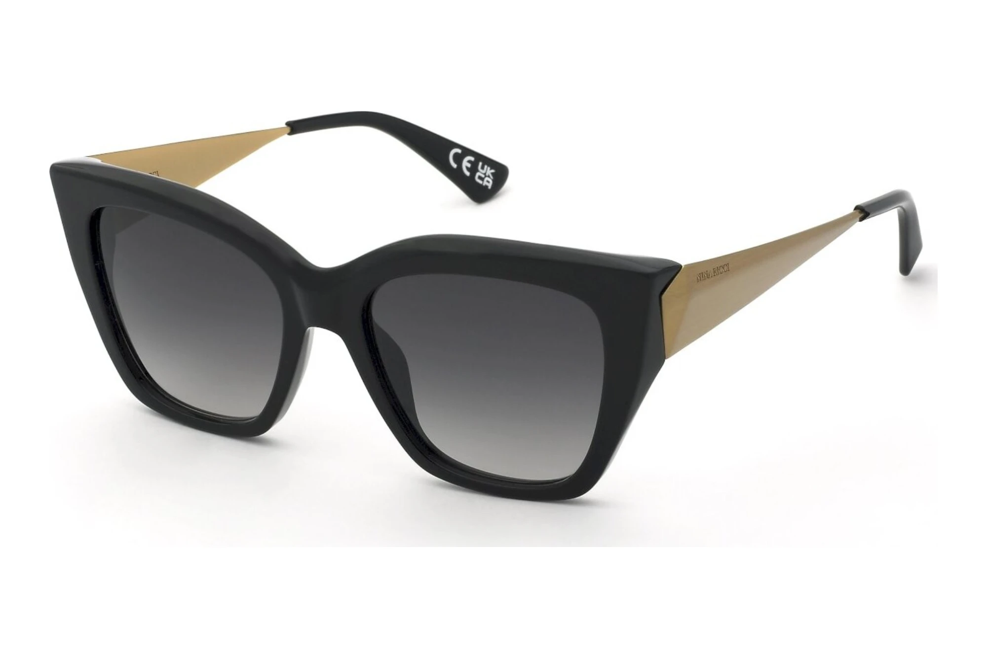 Nina Ricci SNR487 700K SMOKE GRADIENT SMOKESHINY BLACK Nina Ricci SNR487 700K SMOKE GRADIENT SMOKESHINY BLACK