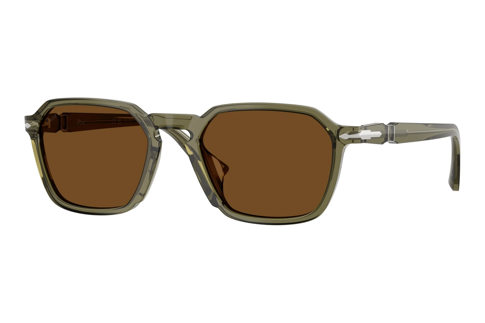Persol PO3414S 114257 Polarized BrownOliva Green Persol PO3414S 114257 Polarized BrownOliva Green