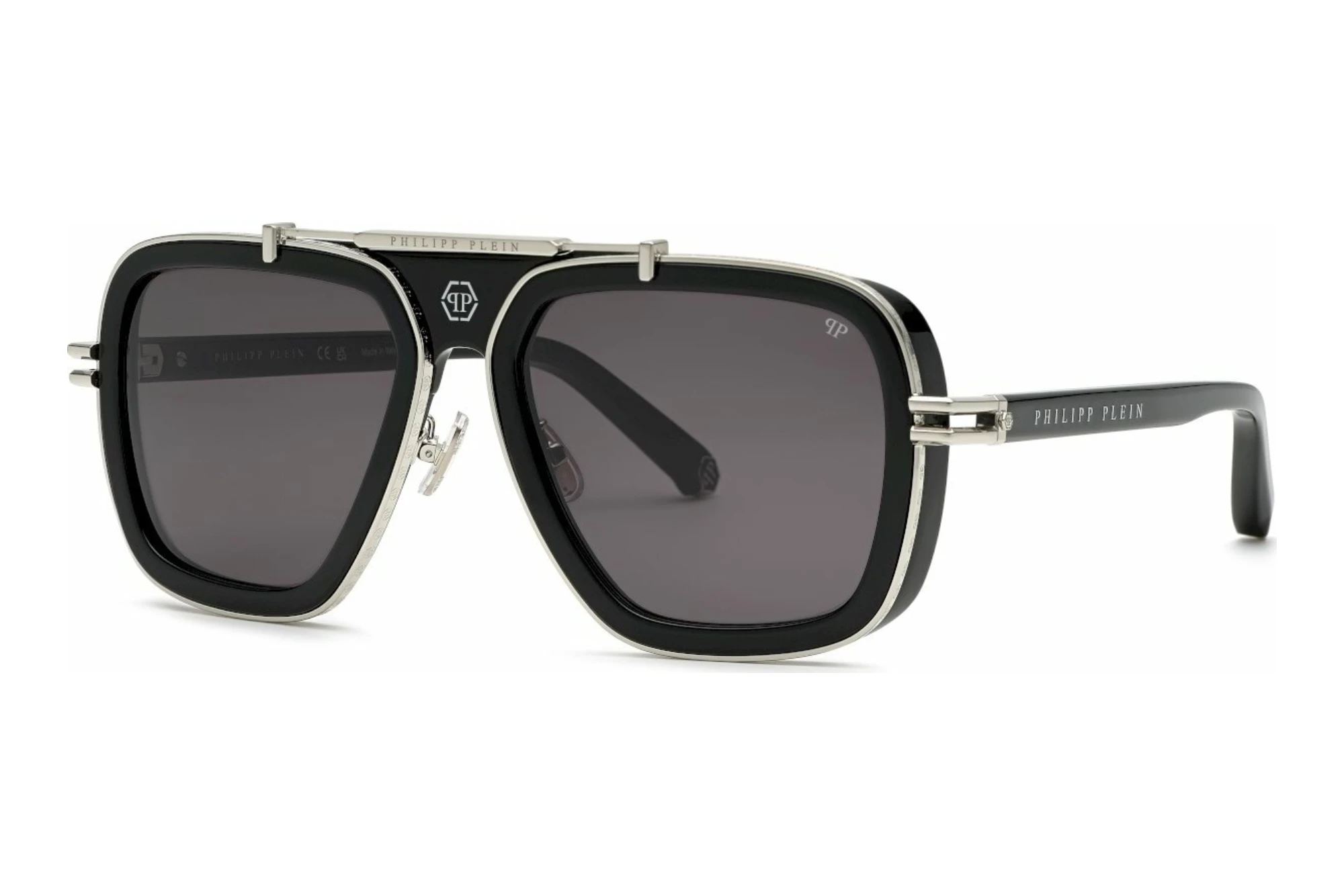 Philipp Plein SPP109M 0700 SMOKESHINY BLACK Philipp Plein SPP109M 0700 SMOKESHINY BLACK