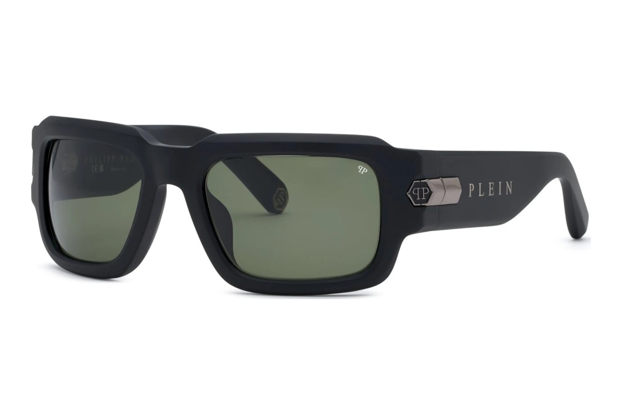 Philipp Plein SPP182M 0703 GREENMATT/SANDBLASTED BLACK Philipp Plein SPP182M 0703 GREENMATT/SANDBLASTED BLACK