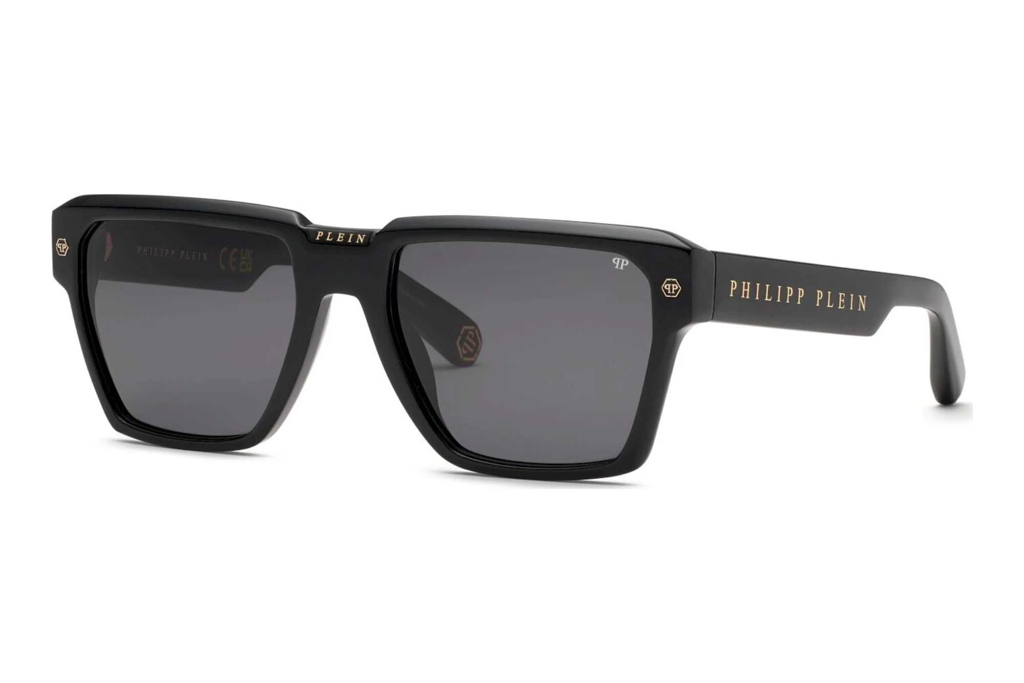Philipp Plein SPP201V 0700 SMOKESHINY BLACK Philipp Plein SPP201V 0700 SMOKESHINY BLACK