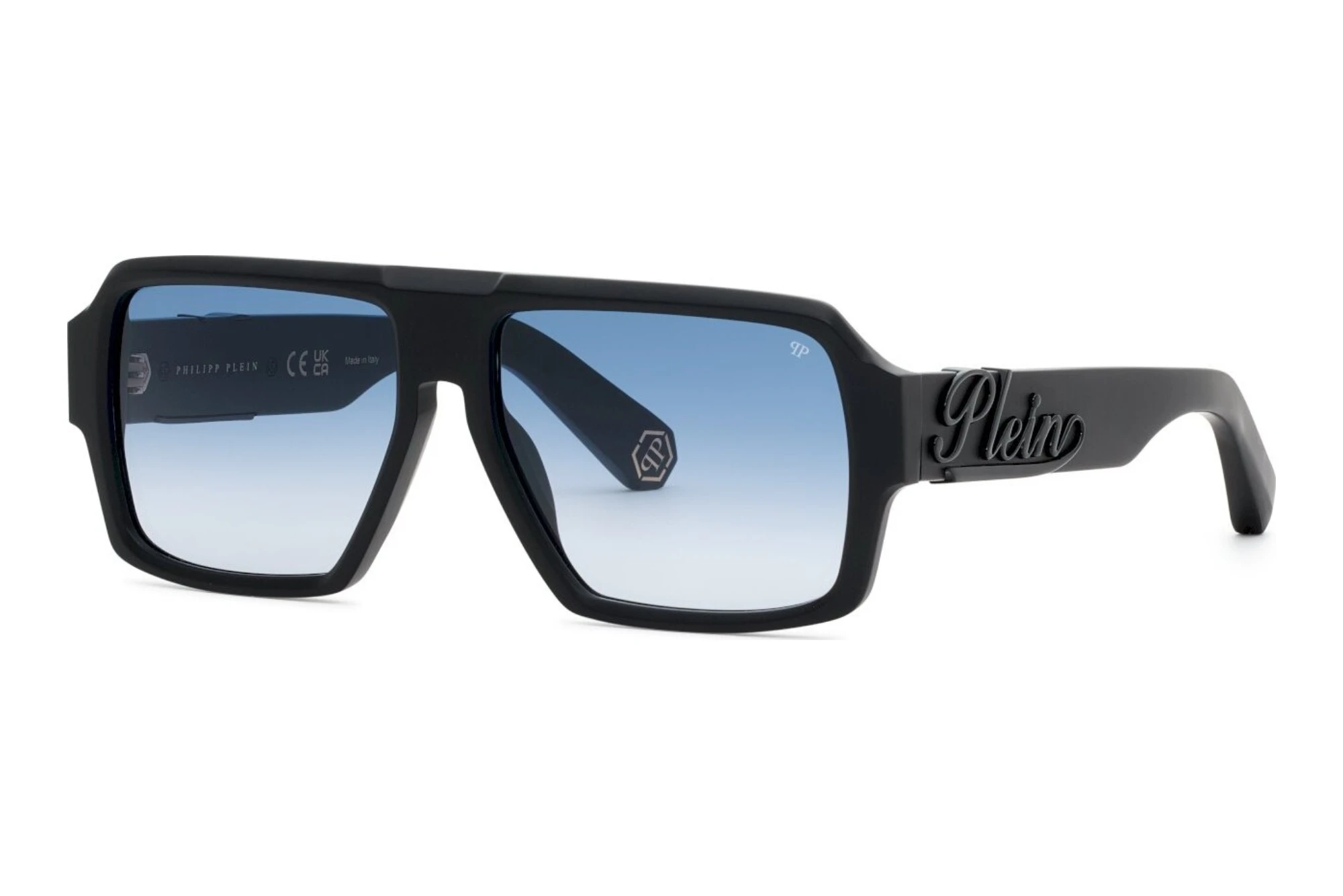 Philipp Plein SPP254M 0703 BLUE GRADIENTMATT/SANDBLASTED BLACK Philipp Plein SPP254M 0703 BLUE GRADIENTMATT/SANDBLASTED BLACK