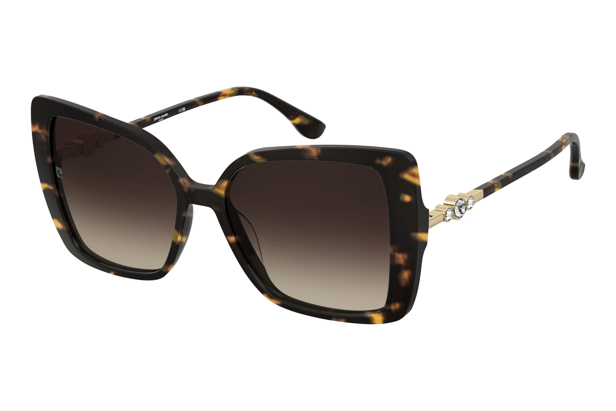 Pierre Cardin P.C. 8553/S 086/HA BROWN SHADEDHAVANA Pierre Cardin P.C. 8553/S 086/HA BROWN SHADEDHAVANA