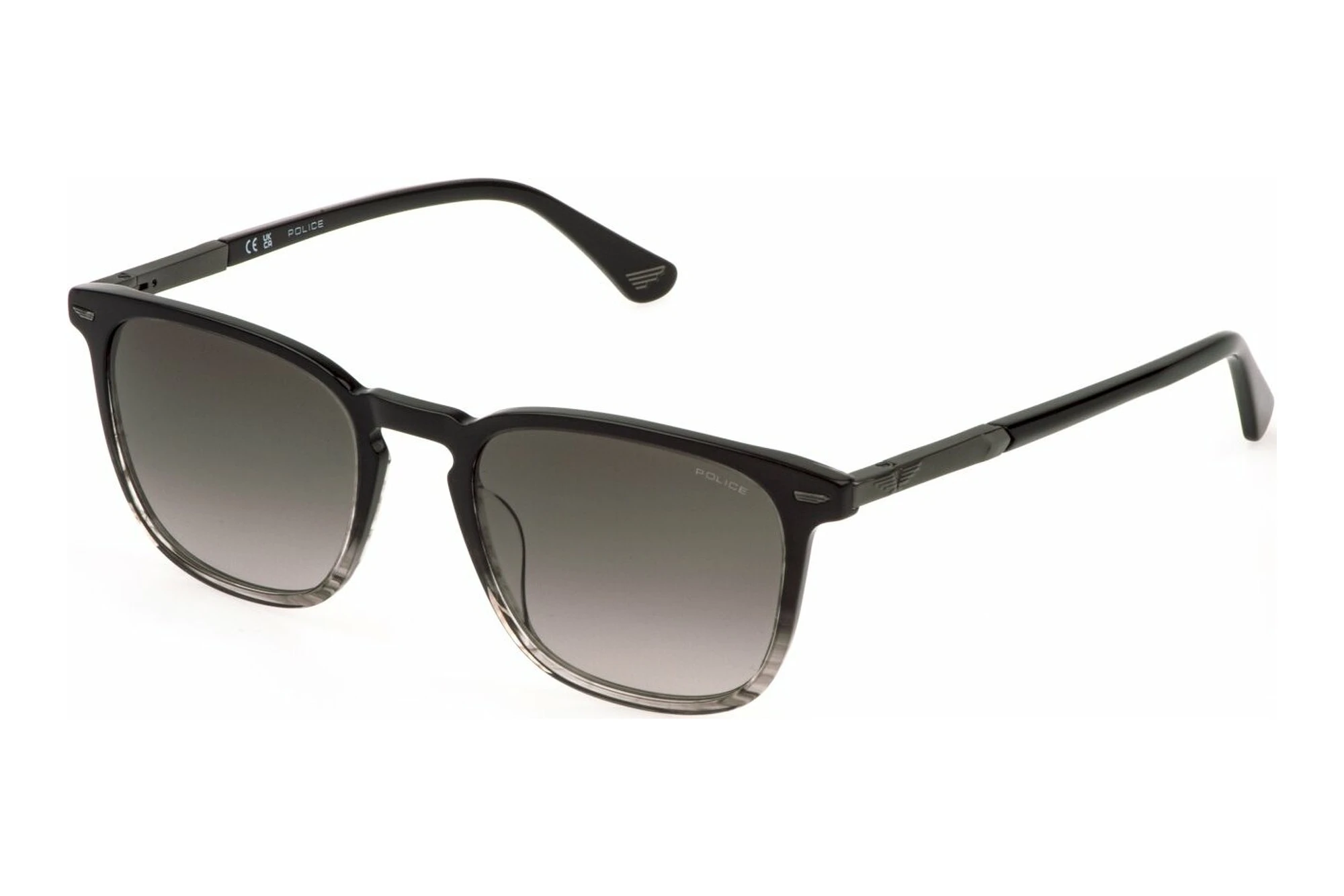 Police SPLQ86 01EX SMOKE GRADIENT SMOKESHINY STRIPED GREY Police SPLQ86 01EX SMOKE GRADIENT SMOKESHINY STRIPED GREY