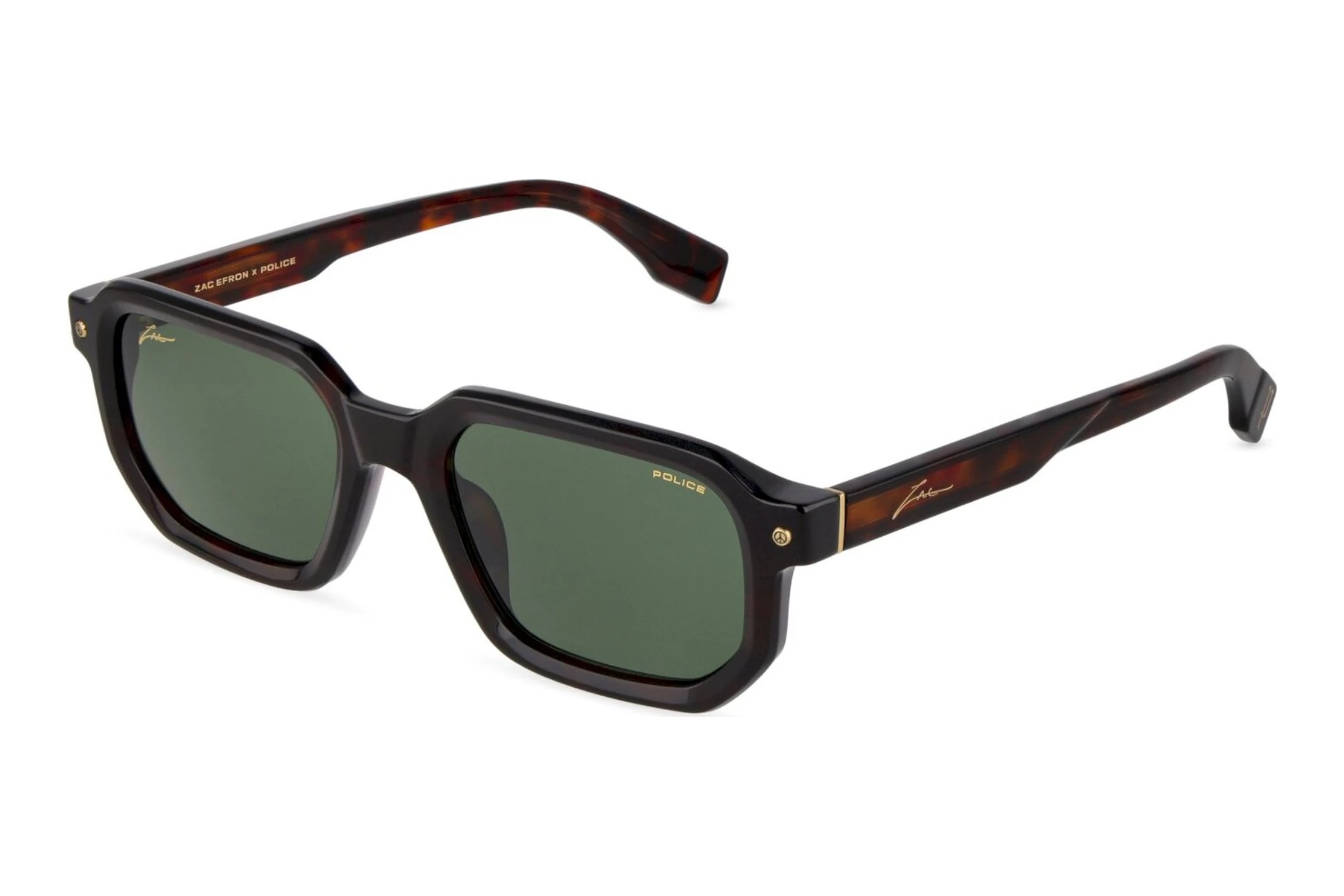 Police SPLU82 0722 GREENSHINY DARK HAVANA Police SPLU82 0722 GREENSHINY DARK HAVANA