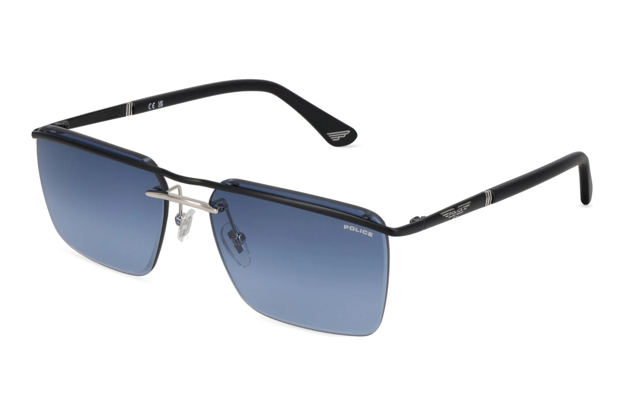 Police SPLV32 0531 BLUE GRADIENT BLUETOTAL SEMI MATT BLACK Police SPLV32 0531 BLUE GRADIENT BLUETOTAL SEMI MATT BLACK