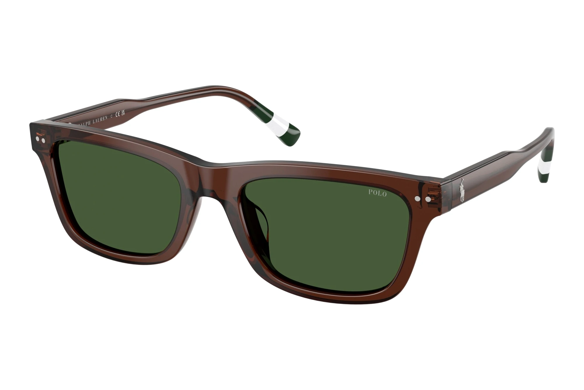 Polo PH4240U 631571 Dark GreenShiny Transparent Brown Polo PH4240U 631571 Dark GreenShiny Transparent Brown