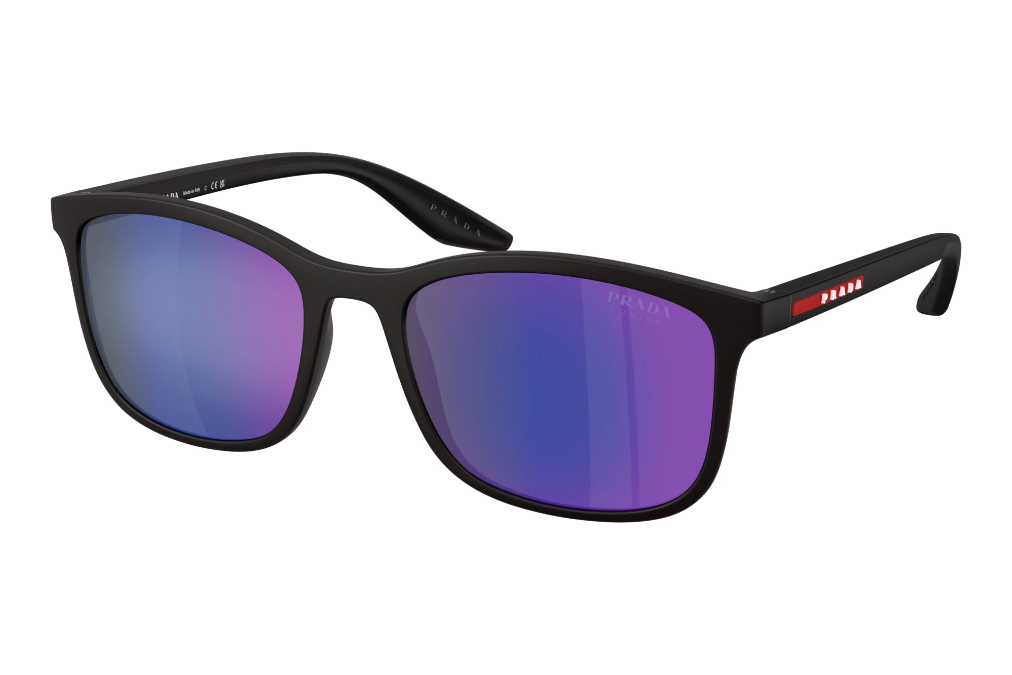 Prada Linea Rossa PS A08S UFK05U Dark Blue Mirror VioletMatte Grey Prada Linea Rossa PS A08S UFK05U Dark Blue Mirror VioletMatte Grey