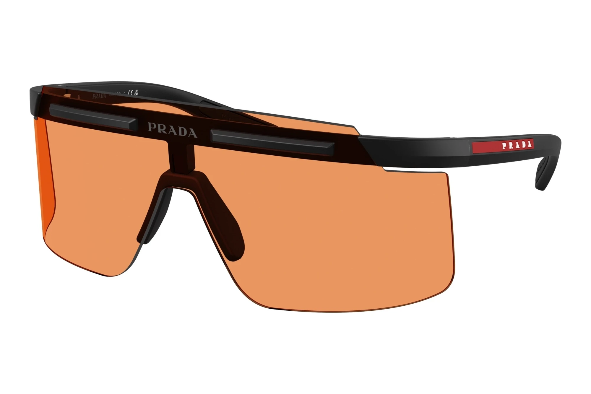 Prada Linea Rossa PS B06S 1BO90U OrangeMatte Black Prada Linea Rossa PS B06S 1BO90U OrangeMatte Black