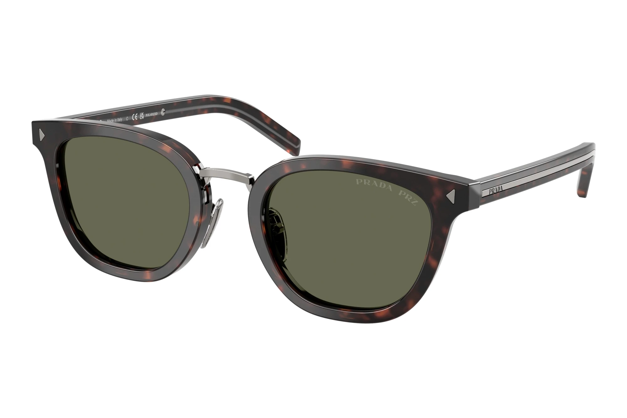 Prada PR C01SD 17N03R Green PolarizedRoot Havana Prada PR C01SD 17N03R Green PolarizedRoot Havana