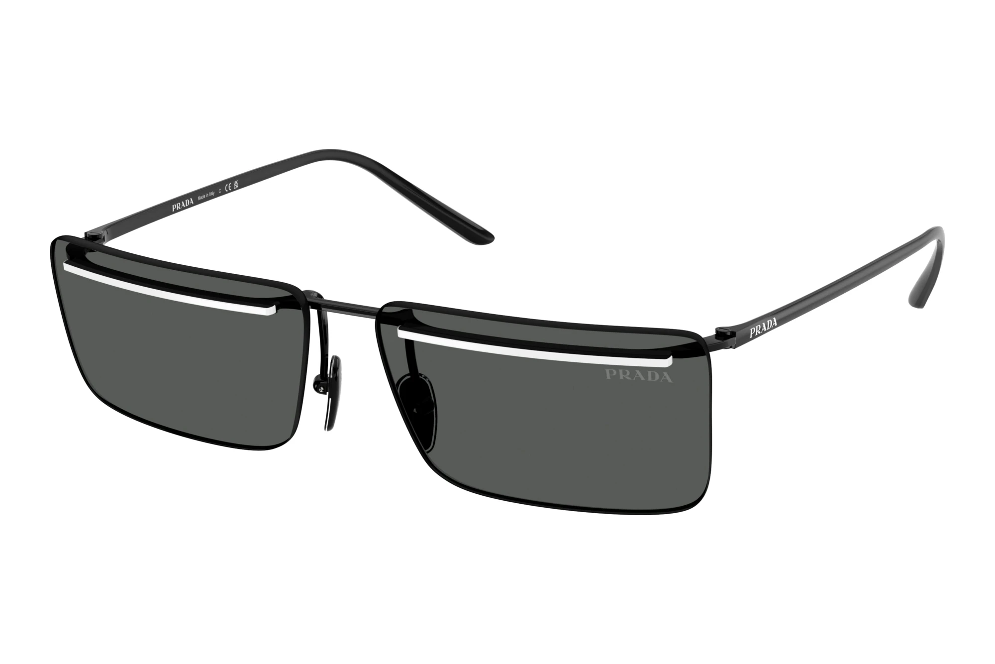 Prada PR C53S YC460T Dark GreyBlack/White Prada PR C53S YC460T Dark GreyBlack/White