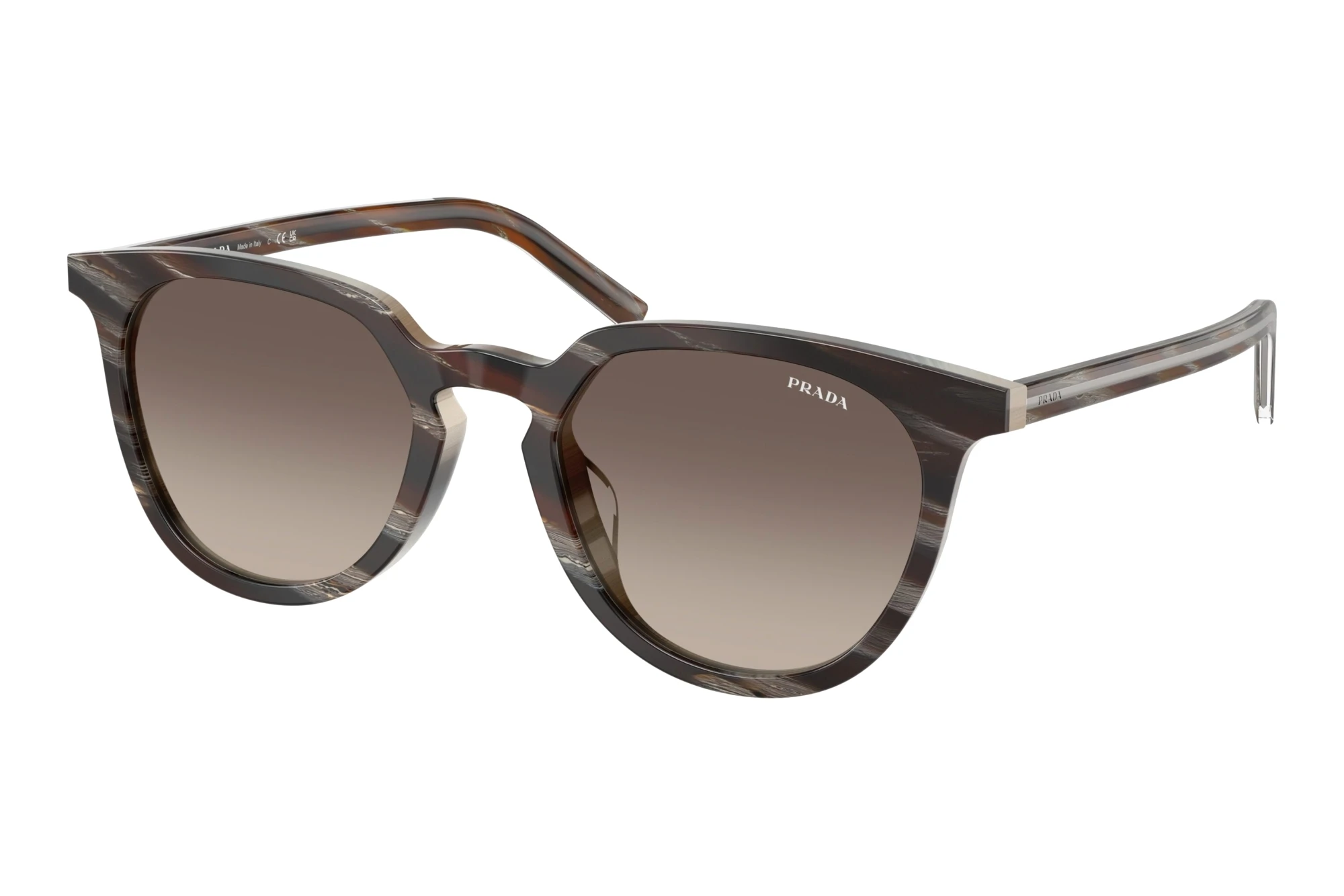 Prada PR D15SD 23P30S Grey GradientMoro Horn/Honey Horn Prada PR D15SD 23P30S Grey GradientMoro Horn/Honey Horn
