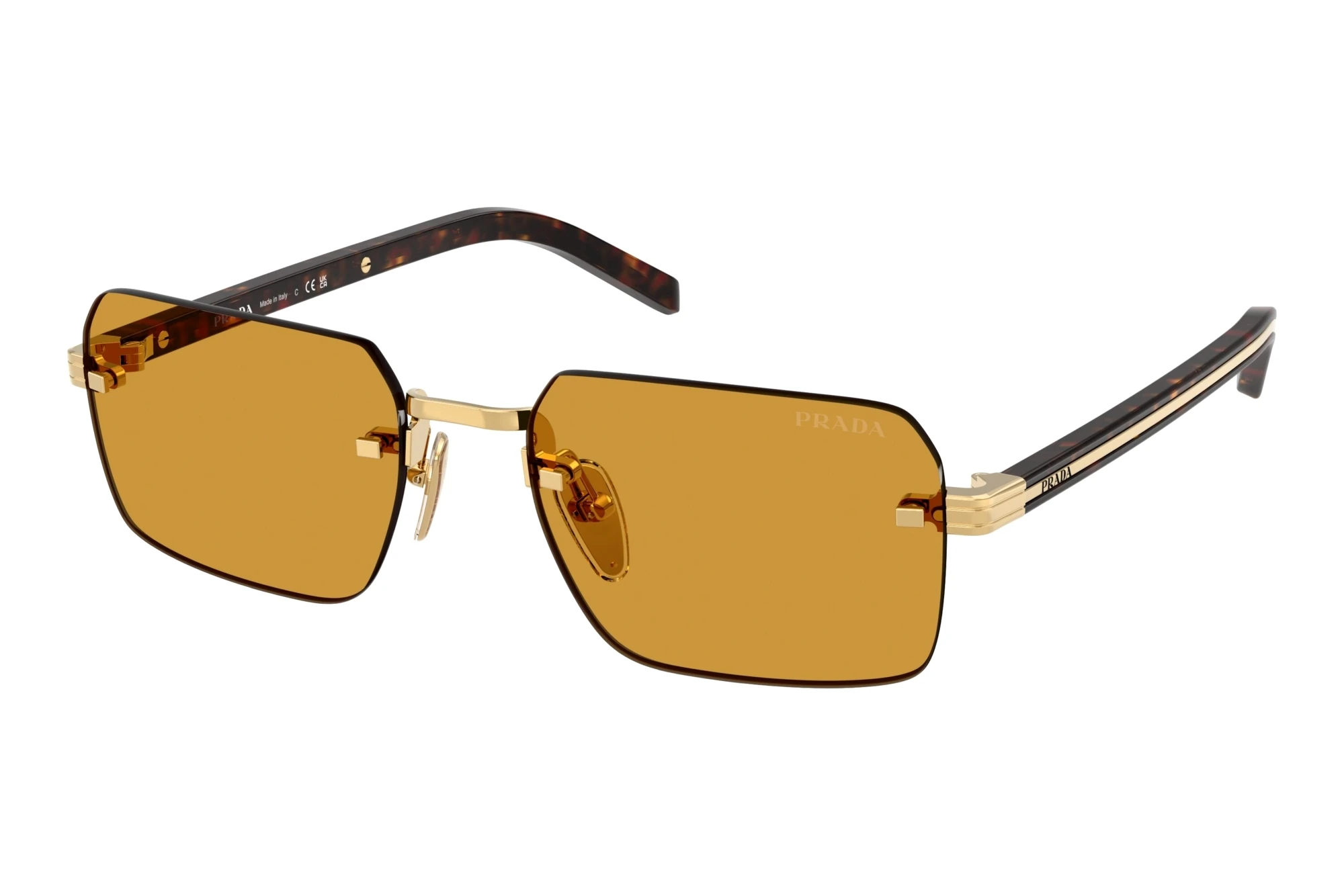 Prada PR D55S 5AK50P Dark HoneyGold Prada PR D55S 5AK50P Dark HoneyGold