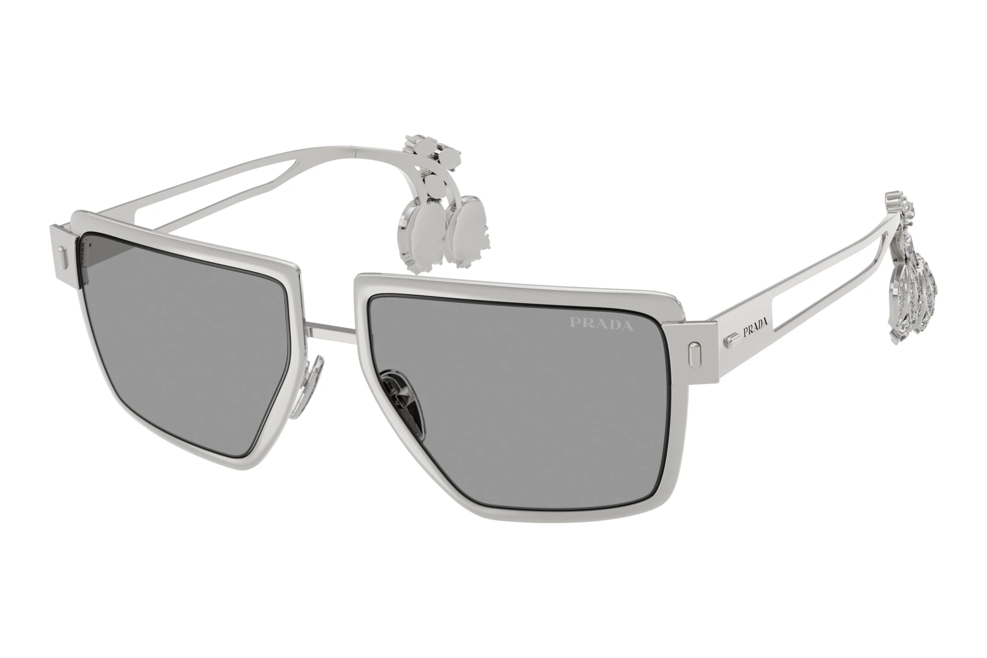 Prada PR D56S 1BC50Q GreySilver Prada PR D56S 1BC50Q GreySilver