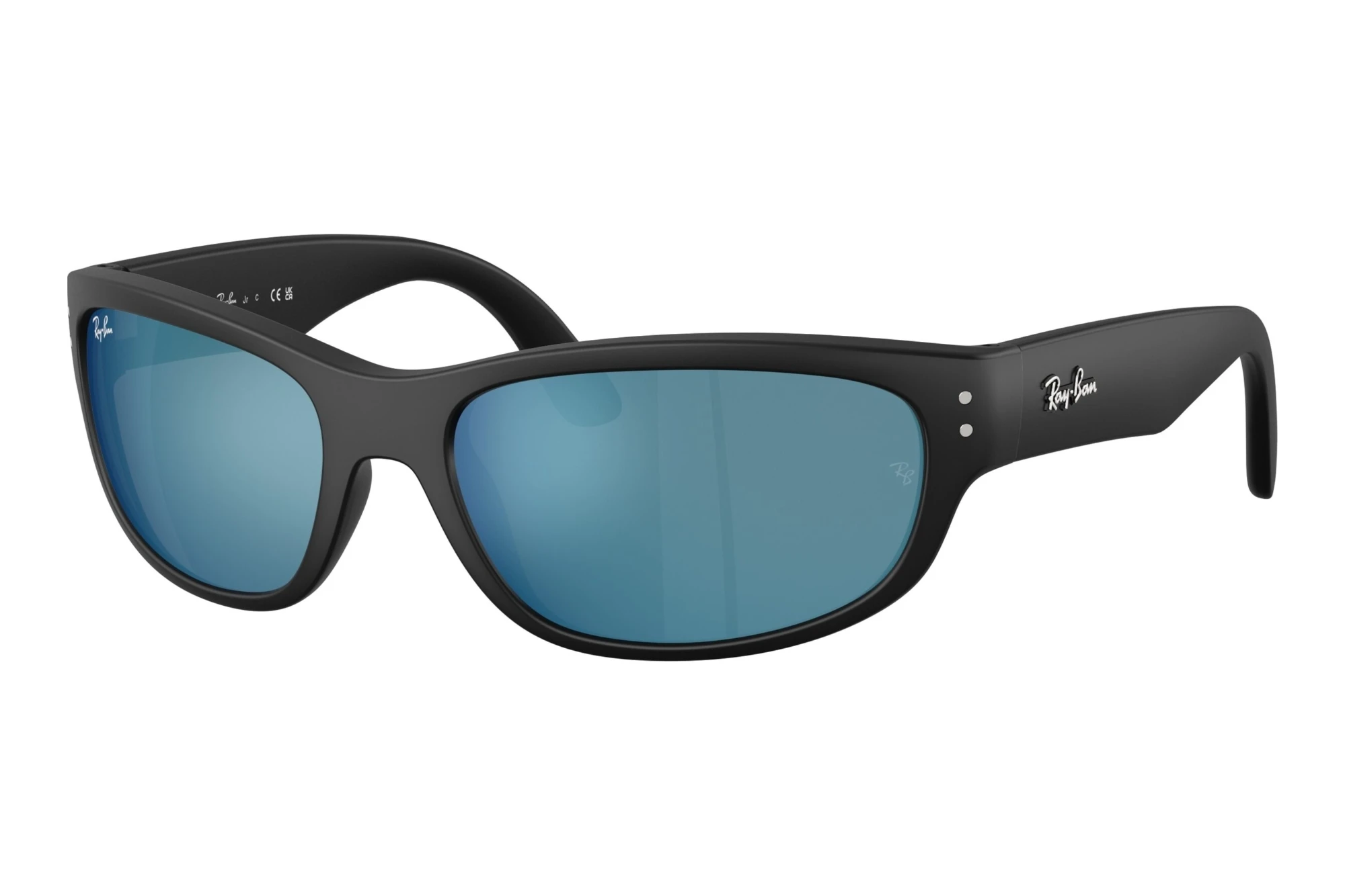 Ray-Ban Kids RJ9189S 100S55 Dark Blue Mirror BlueMatte Black Ray-Ban Kids RJ9189S 100S55 Dark Blue Mirror BlueMatte Black
