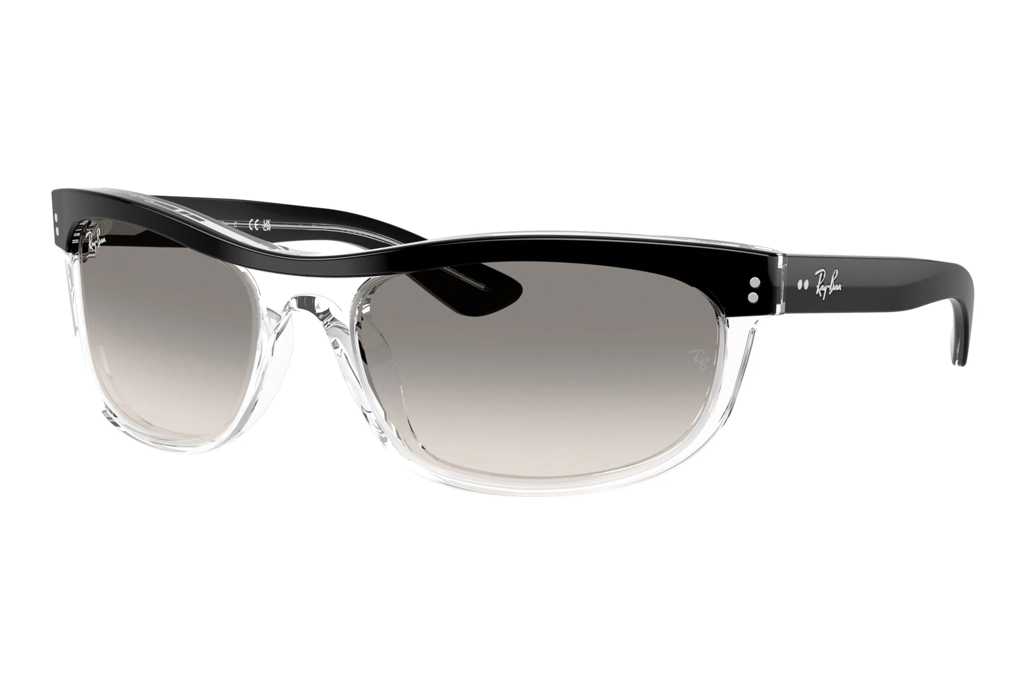 Ray-Ban RB2489 129432 Clear Gradient GreyBlack On Transparent Ray-Ban RB2489 129432 Clear Gradient GreyBlack On Transparent
