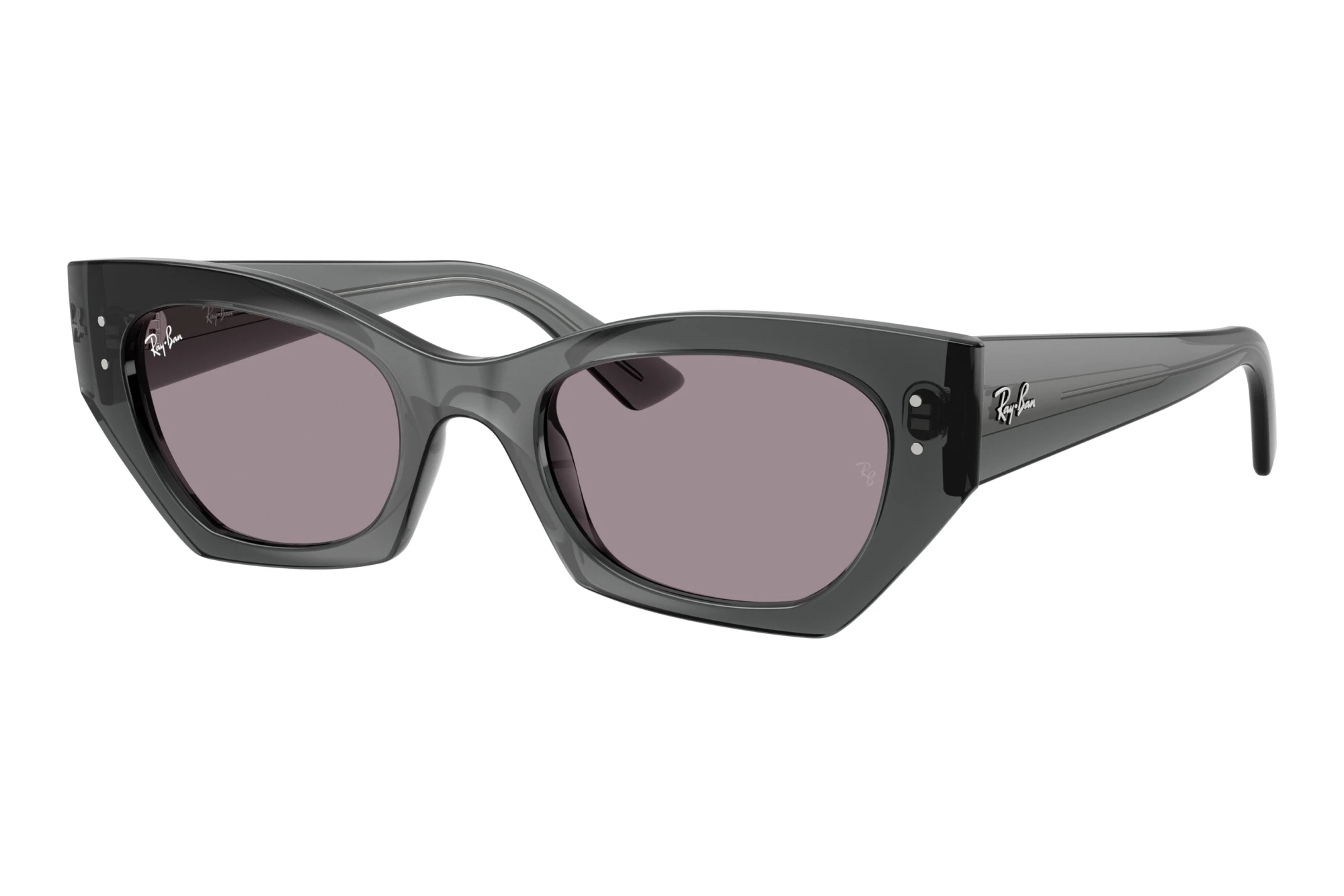 Ray-Ban RB4430 69241A Dark VioletTransparent Grey Ray-Ban RB4430 69241A Dark VioletTransparent Grey