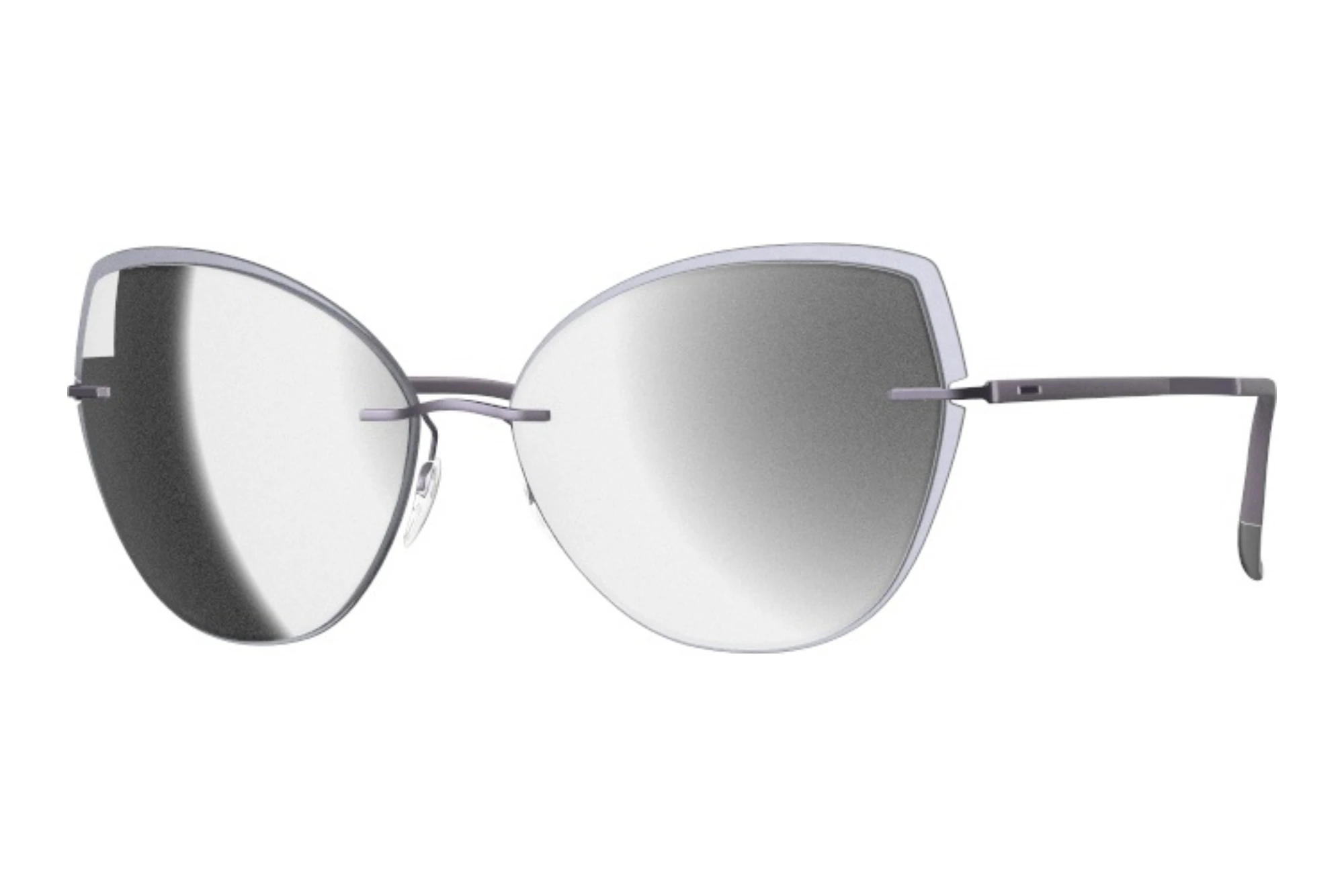 Silhouette 8188 4040 blackSLM Silver Mirror Gradient Silhouette 8188 4040 blackSLM Silver Mirror Gradient