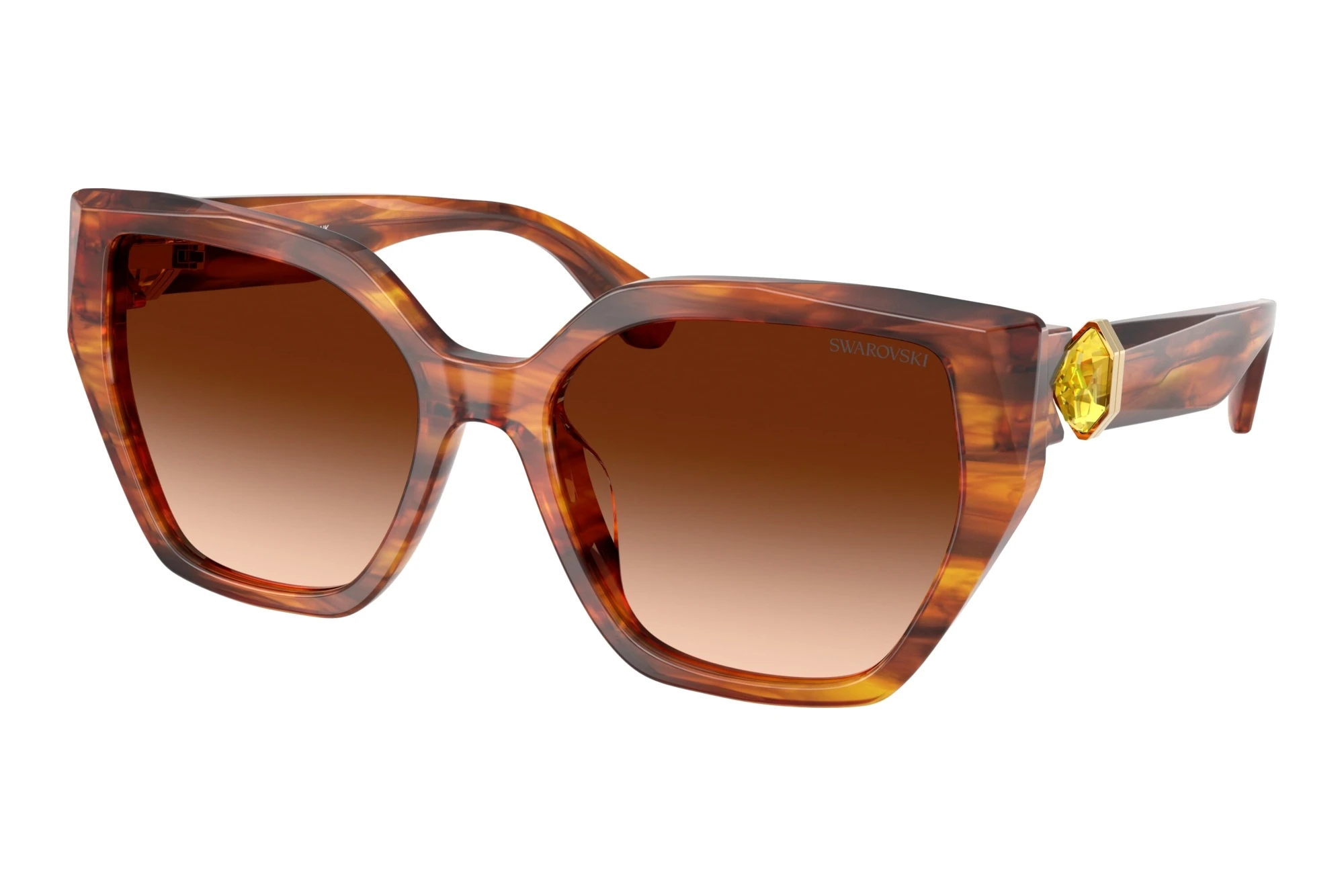 Swarovski SK6044U 109174 Brown GradientStriped Brown Swarovski SK6044U 109174 Brown GradientStriped Brown