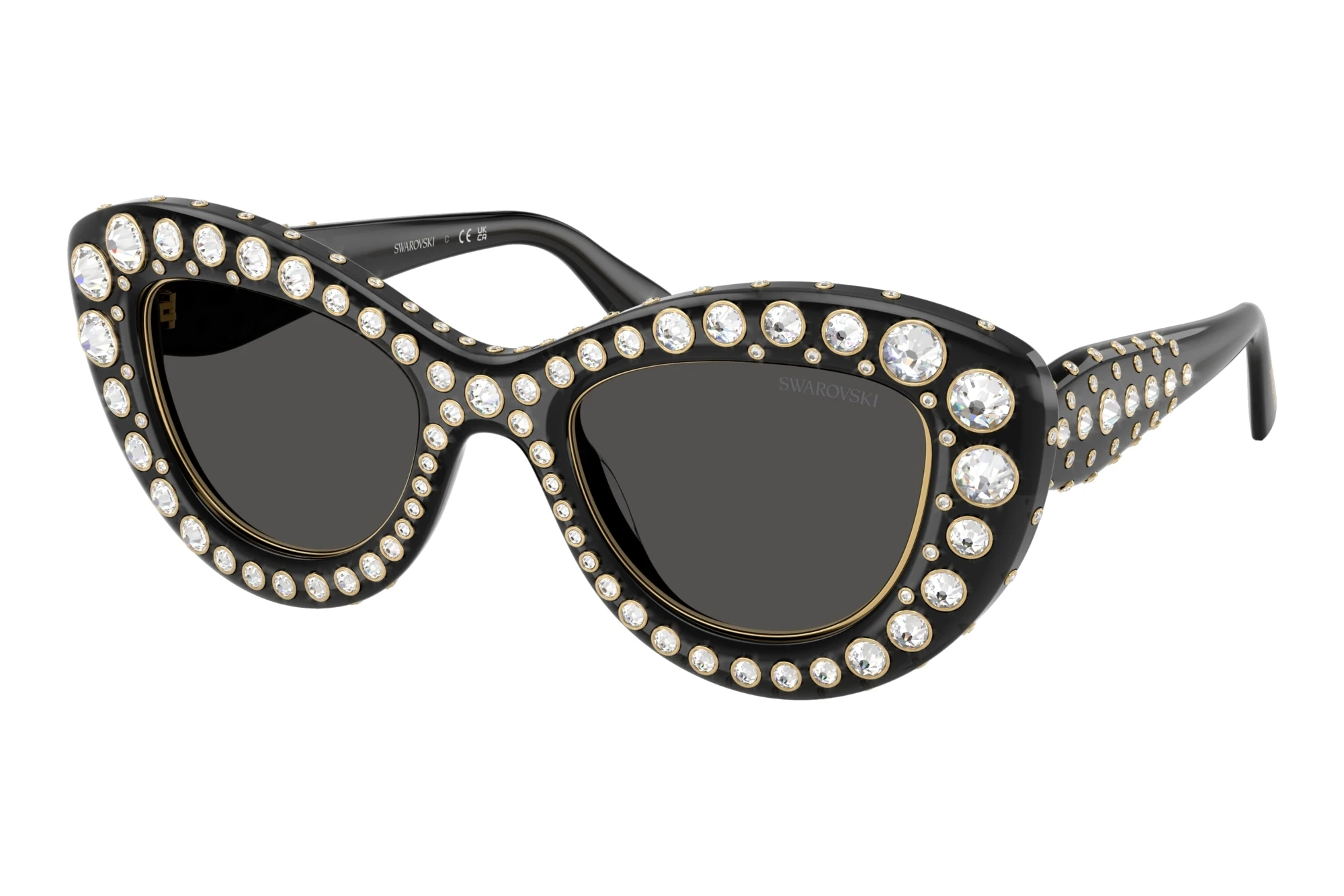 Swarovski SK6060 110487 Dark GreyTransparent Dark Grey Swarovski SK6060 110487 Dark GreyTransparent Dark Grey