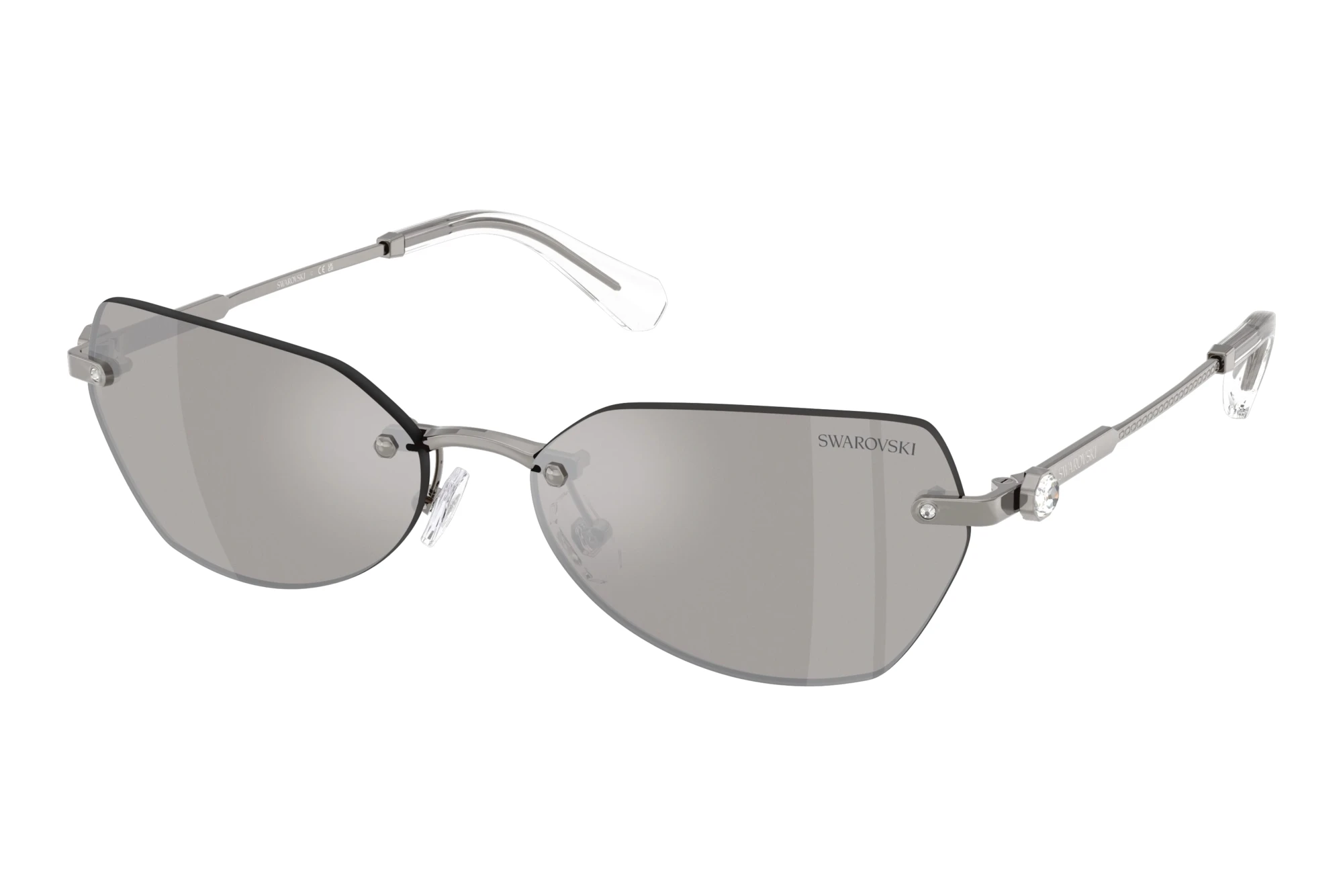 Swarovski SK7038 40096G Light Grey Mirror SilverGunmetal Swarovski SK7038 40096G Light Grey Mirror SilverGunmetal