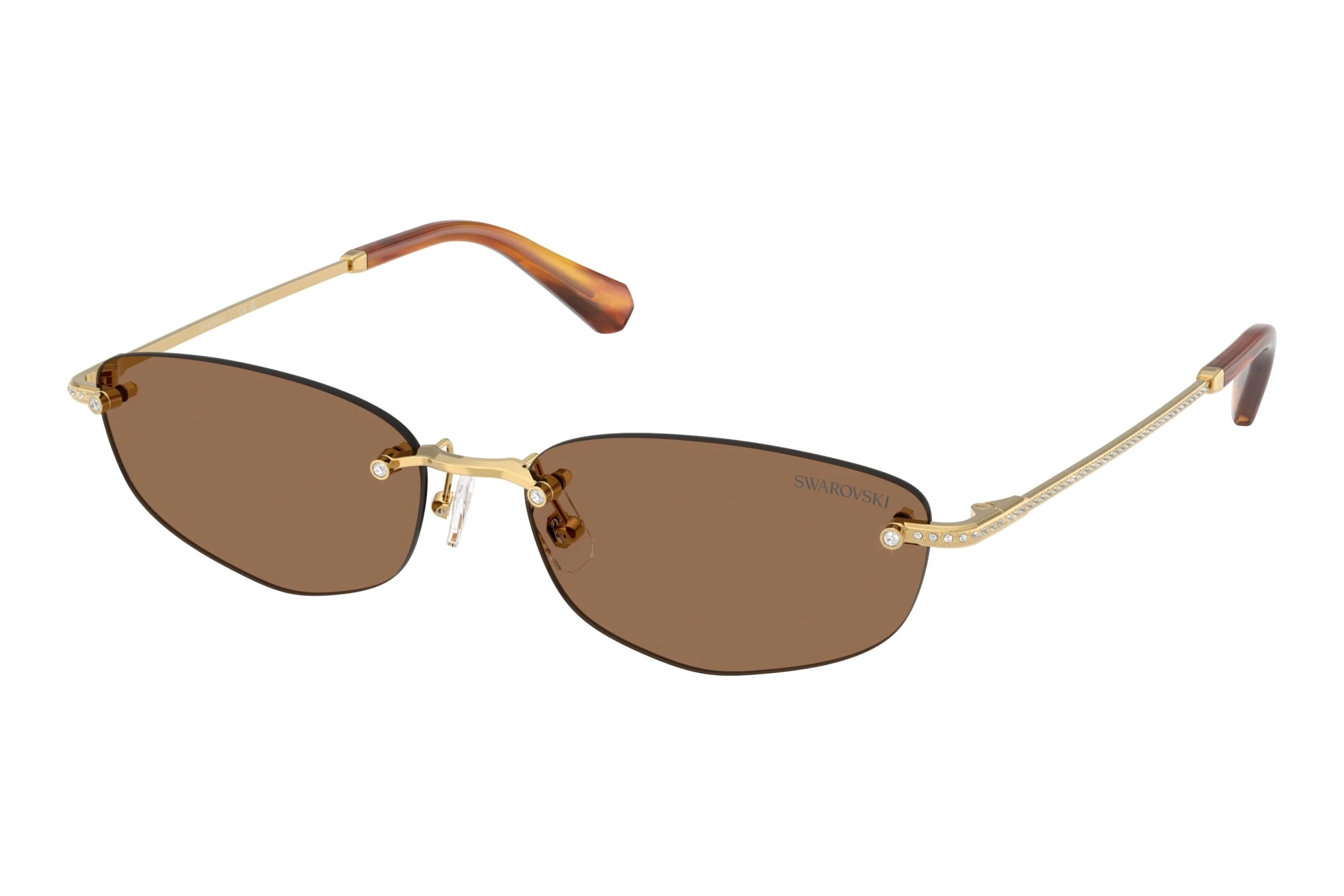 Swarovski SK7045D 400473 Dark BrownGold Swarovski SK7045D 400473 Dark BrownGold