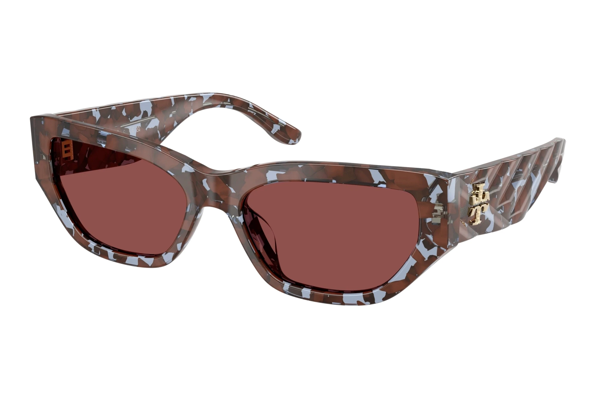 Tory Burch TY7240U 209175 Solid BurgundyBlue/Brown Custom Spotted Tory Burch TY7240U 209175 Solid BurgundyBlue/Brown Custom Spotted