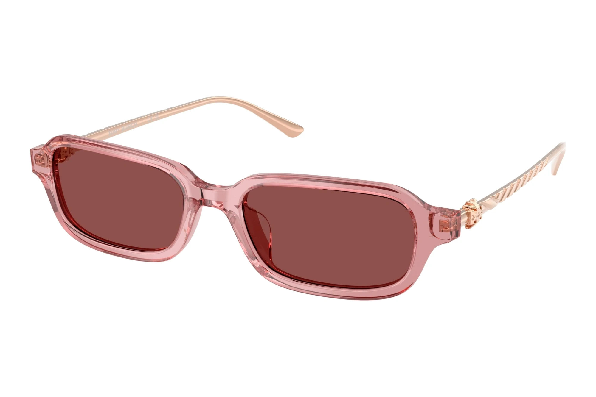 Tory Burch TY7243U 202175 Solid BurgundyTransparent Light Pink Tory Burch TY7243U 202175 Solid BurgundyTransparent Light Pink