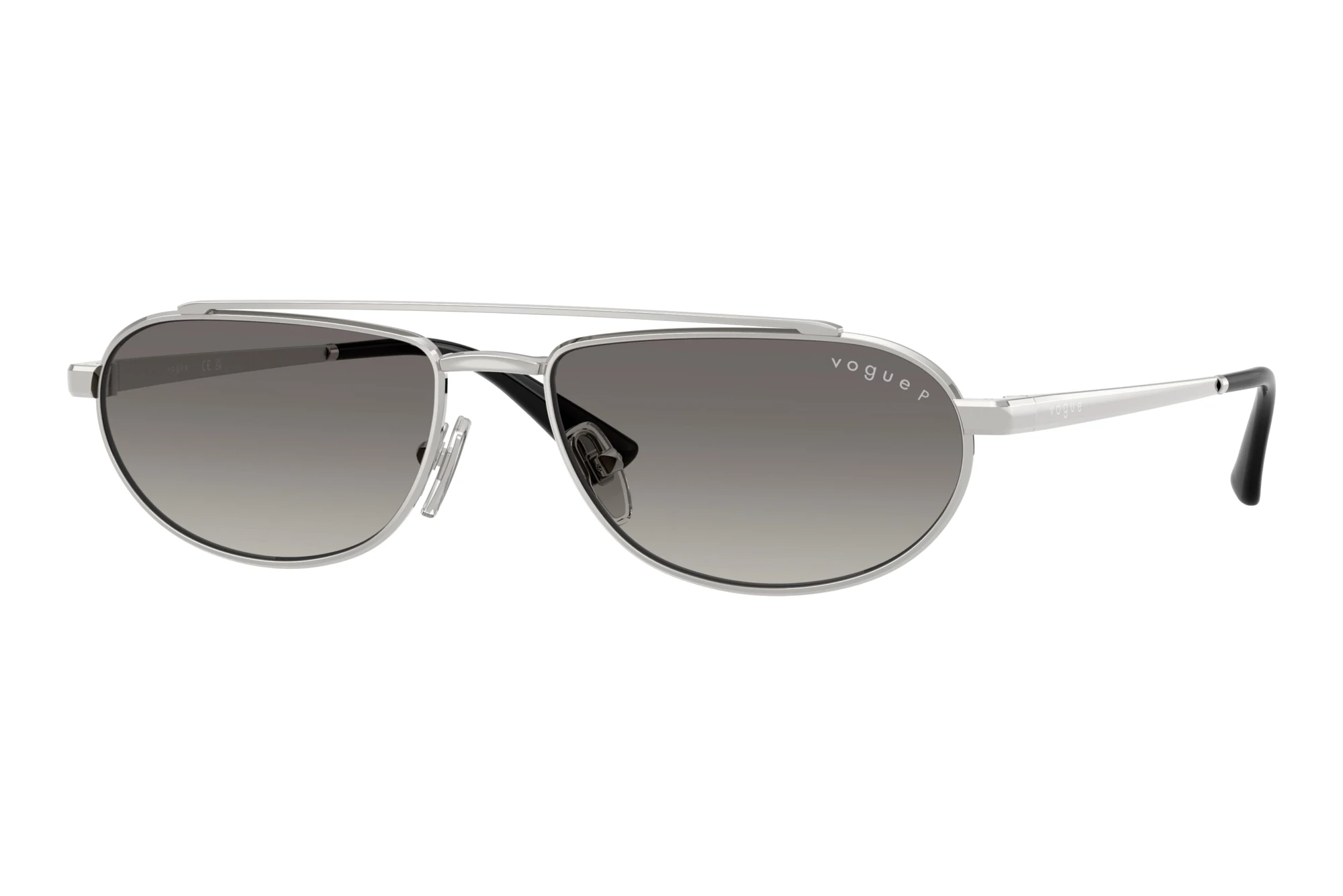 Vogue Eyewear VO4371S 323/T3 Gradient Grey PolarizedSilver Vogue Eyewear VO4371S 323/T3 Gradient Grey PolarizedSilver