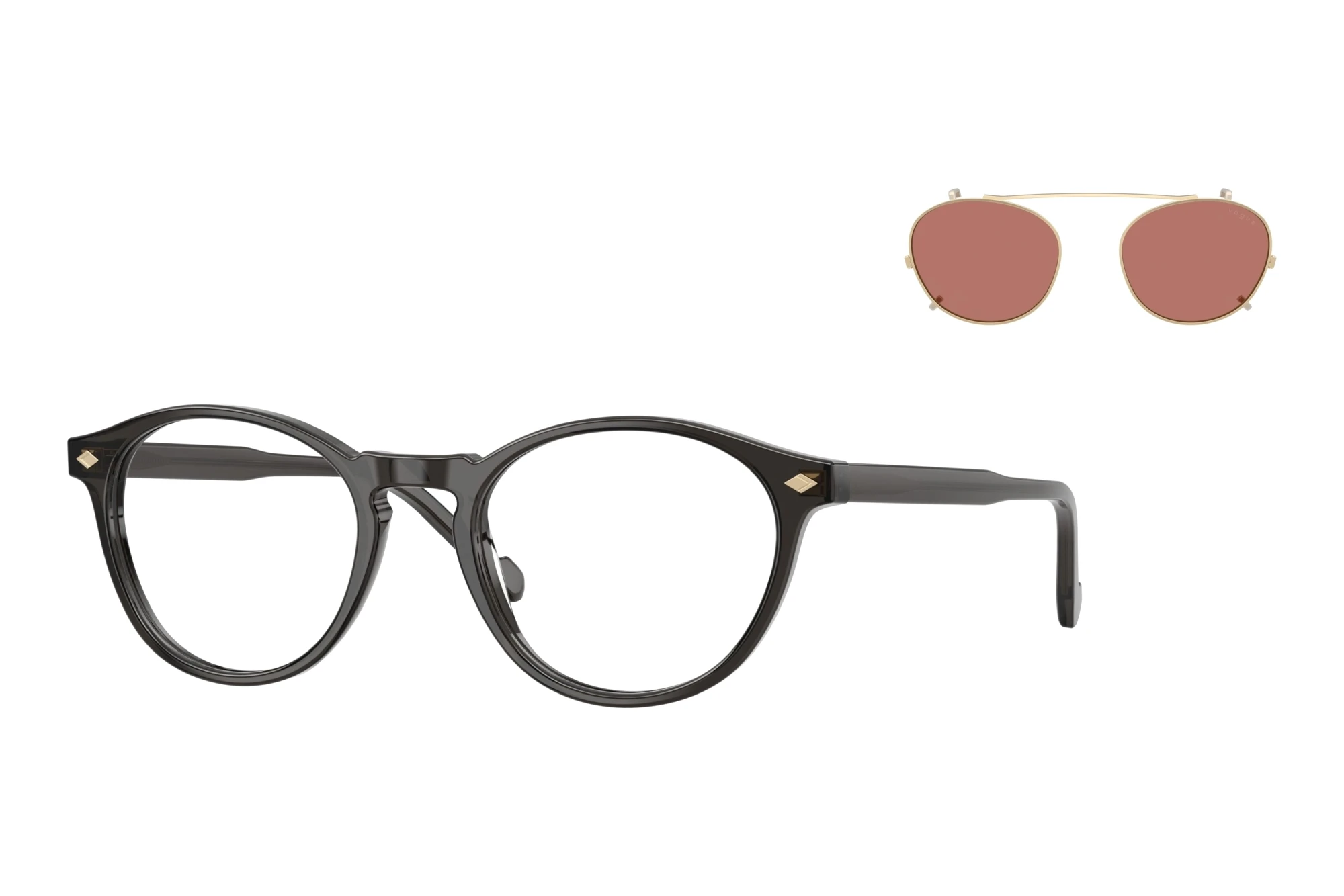 Vogue Eyewear VO5751S 29231W ClearTransparent Grey Vogue Eyewear VO5751S 29231W ClearTransparent Grey