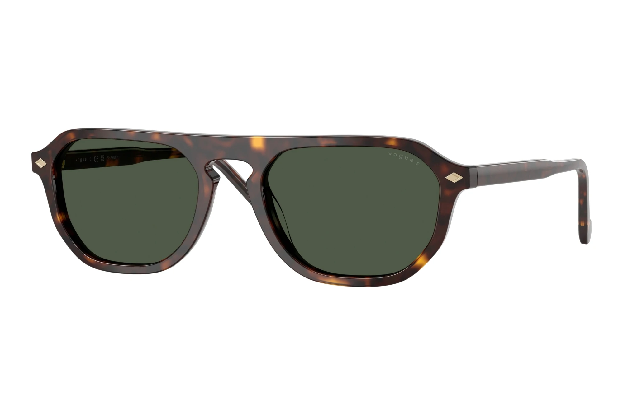 Vogue Eyewear VO5752S W6569A Dark Green PolarizedDark Havana Vogue Eyewear VO5752S W6569A Dark Green PolarizedDark Havana